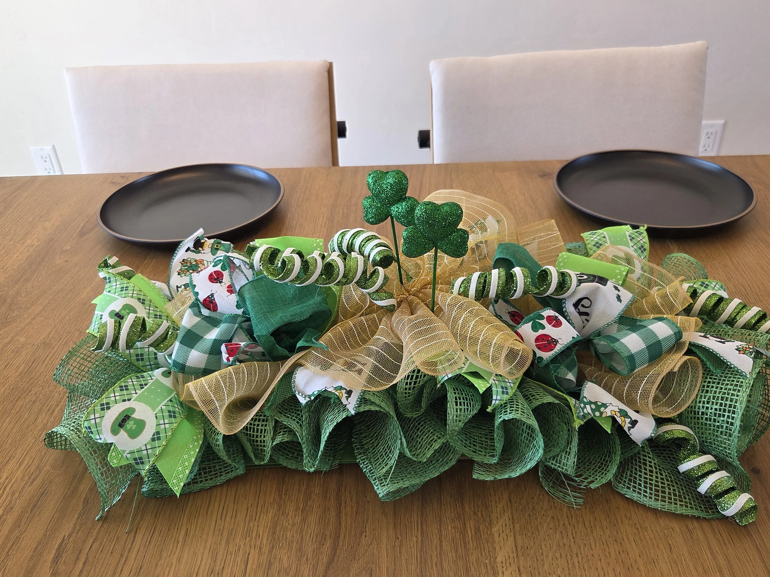 St. Patrick's Day Festive Tabletop Centerpiece