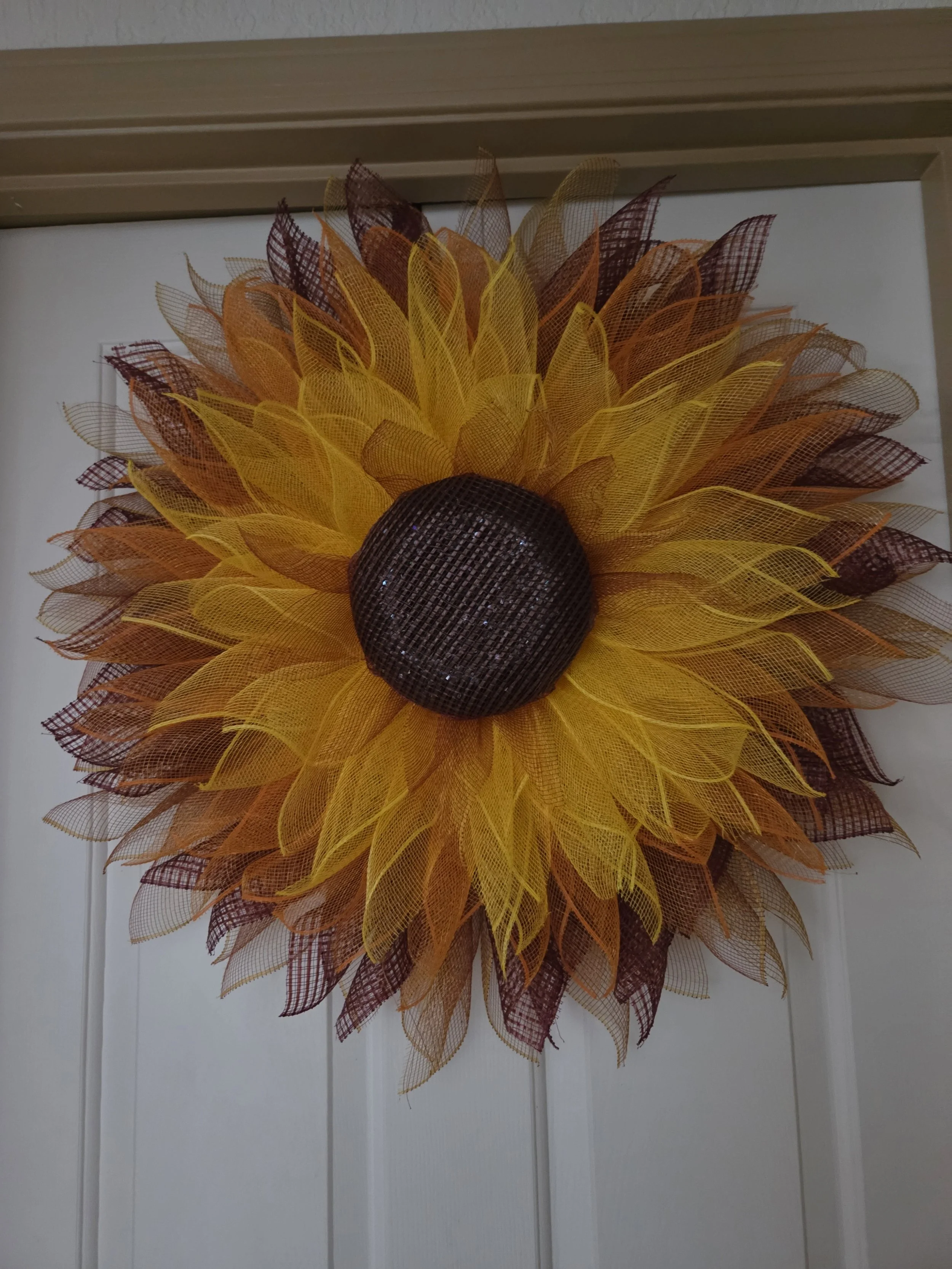 Autumn Sunset Flower Wreath