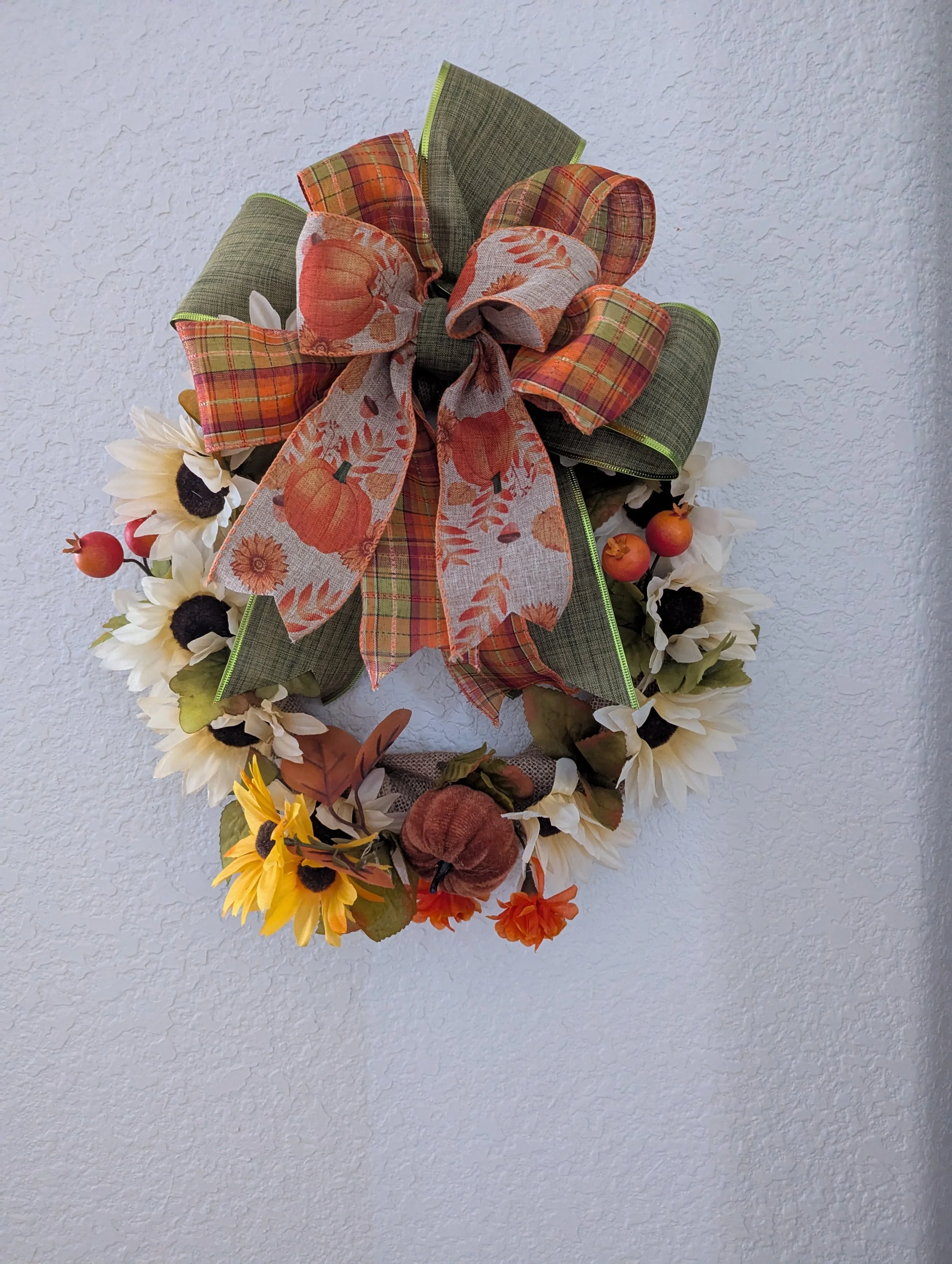 Sunflower & Pumpkin Wreath