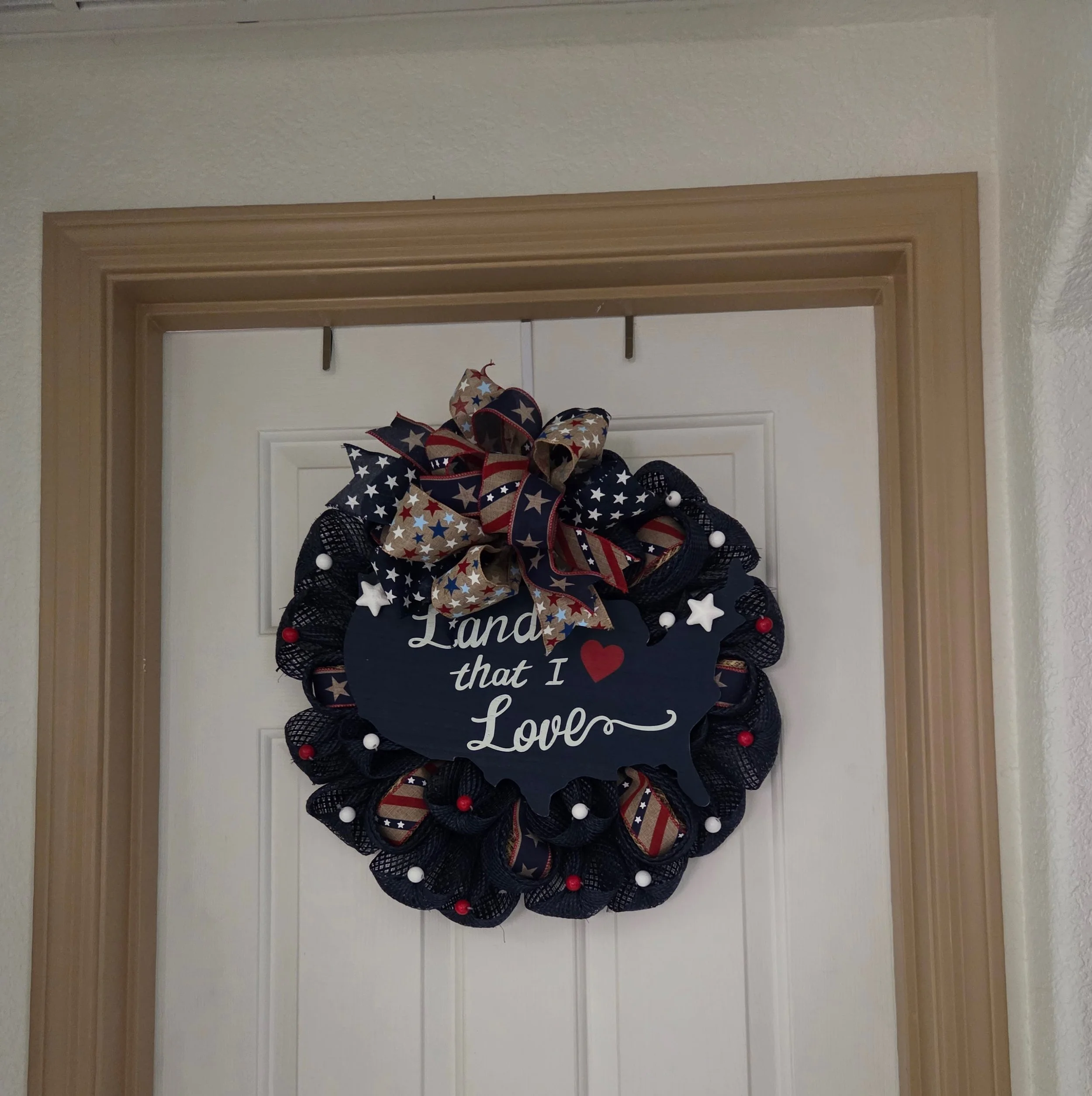 Land that I Love Patriotic Wreath