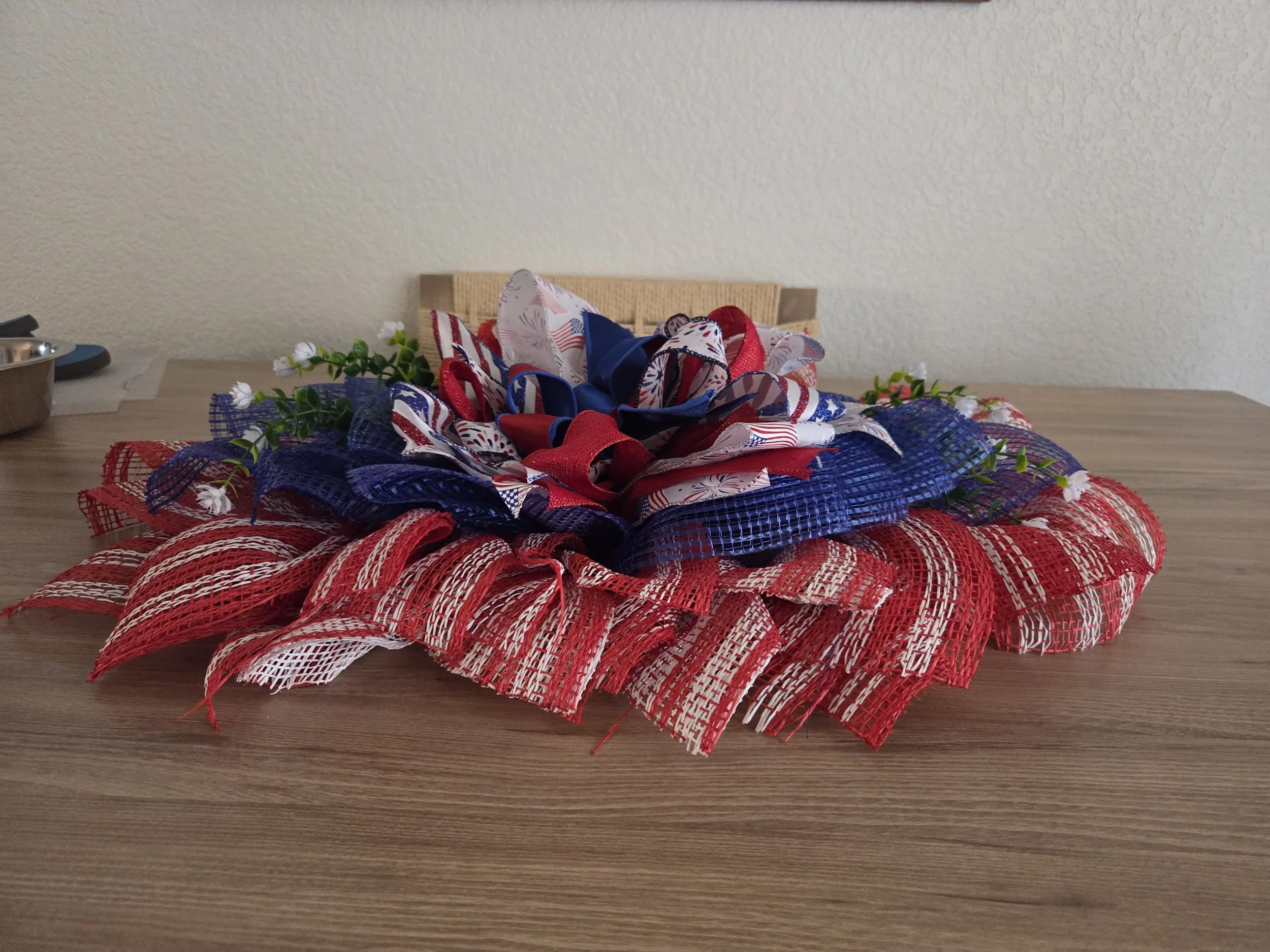 Celebrate the Red White and Blue Centerpiece
