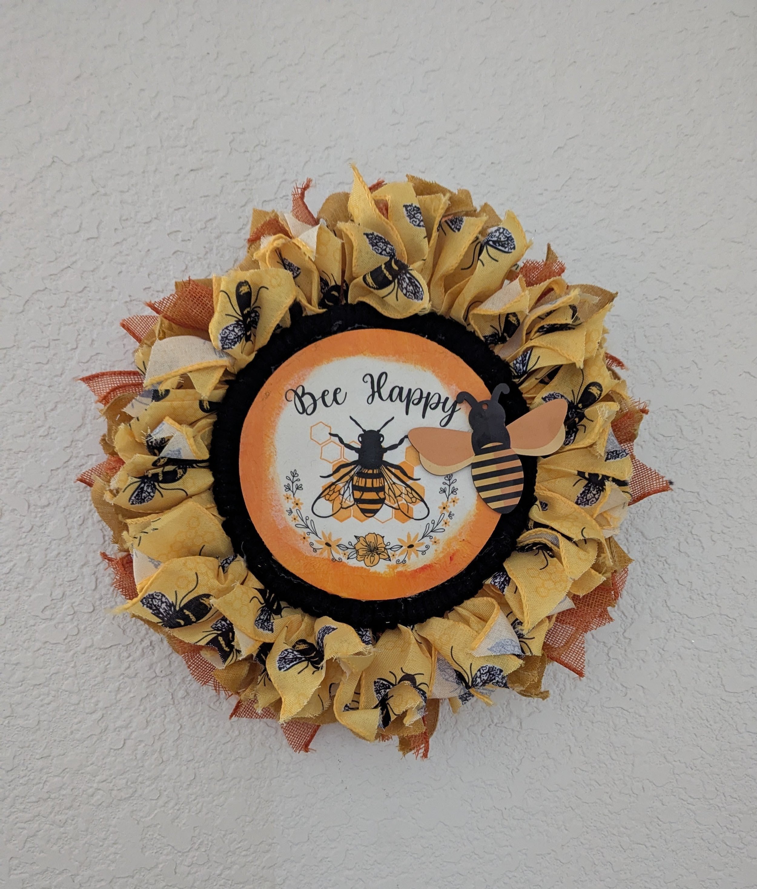 Bee Happy Wreath
