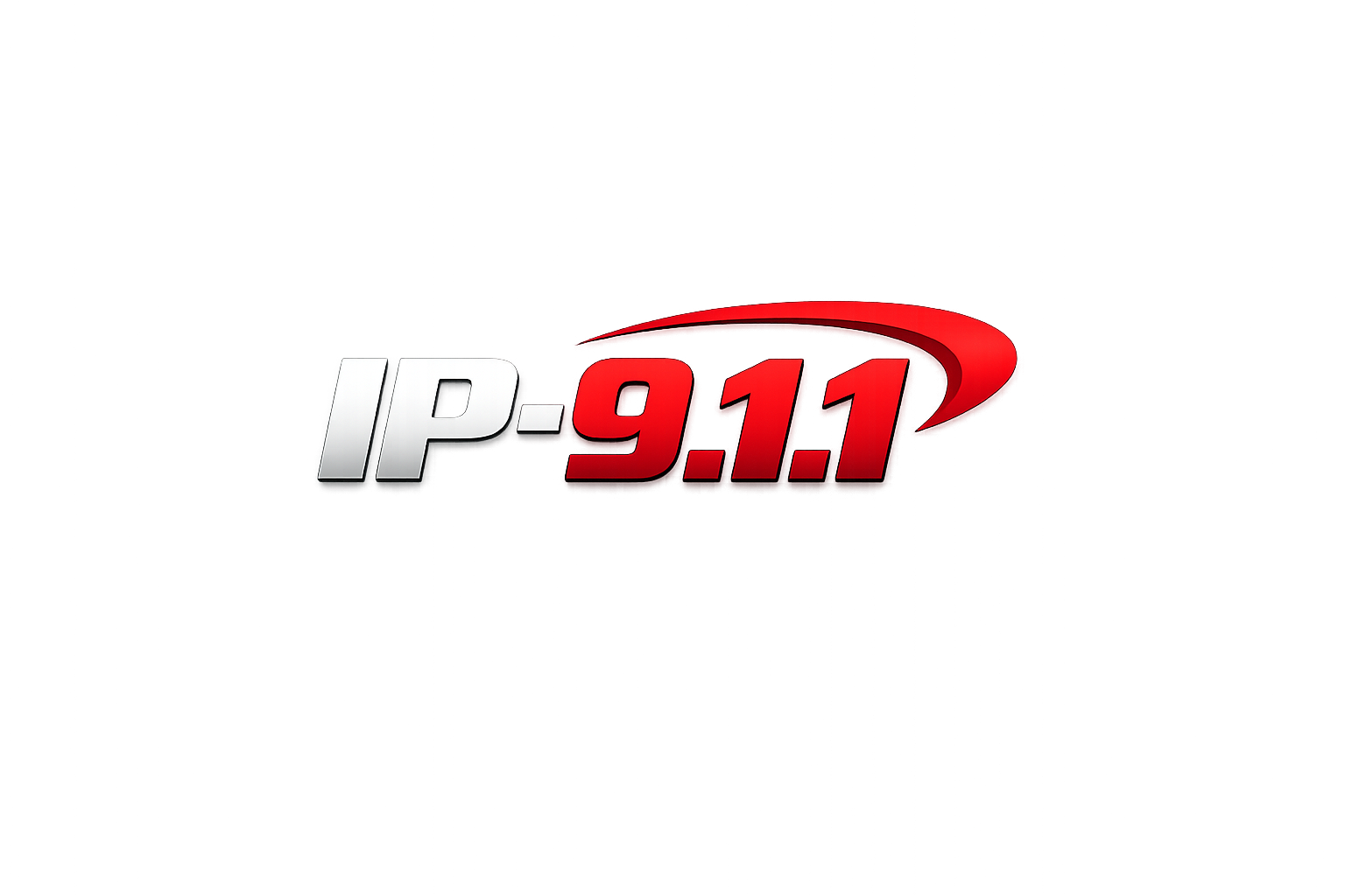 A digital graphic with the text 'IP-9.1.1' in bold, 3D-style font, with a red and gray color scheme, set against a dark background with colorful, abstract light streaks.