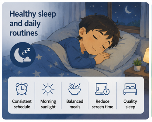 Healthy Sleep and Daily Routines
