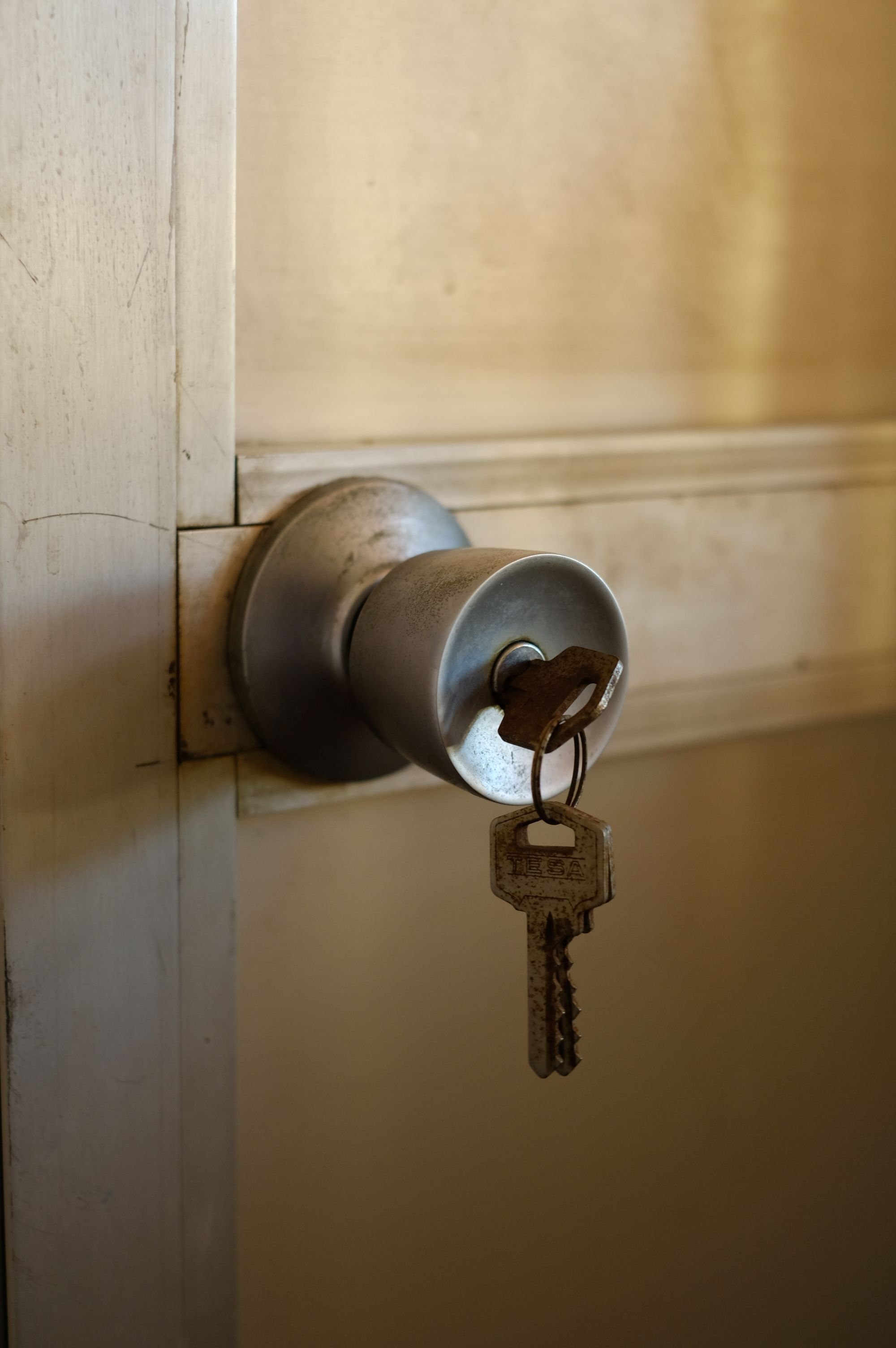 Key in a lock