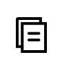 Icon of a document or piece of paper with lines of text.