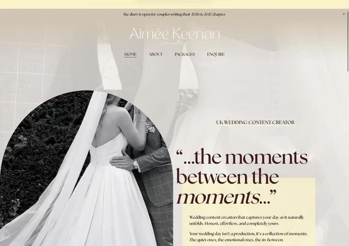 oop &mdash; she means business now x
she&rsquo;s live!! ✨very proud of myself for this one 🥹

After a lot of tweaking, and checking line spacing more than I&rsquo;d like to admit&hellip; my website is finally live!! Feels like a very exciting first 