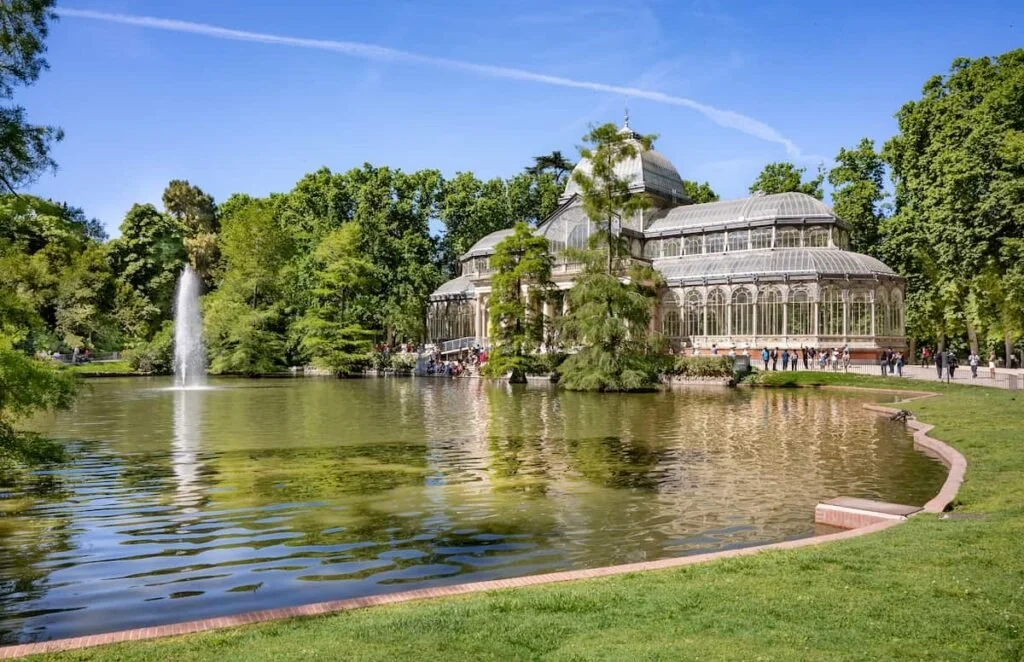 Palacio de cristal in Madrid Retiro park