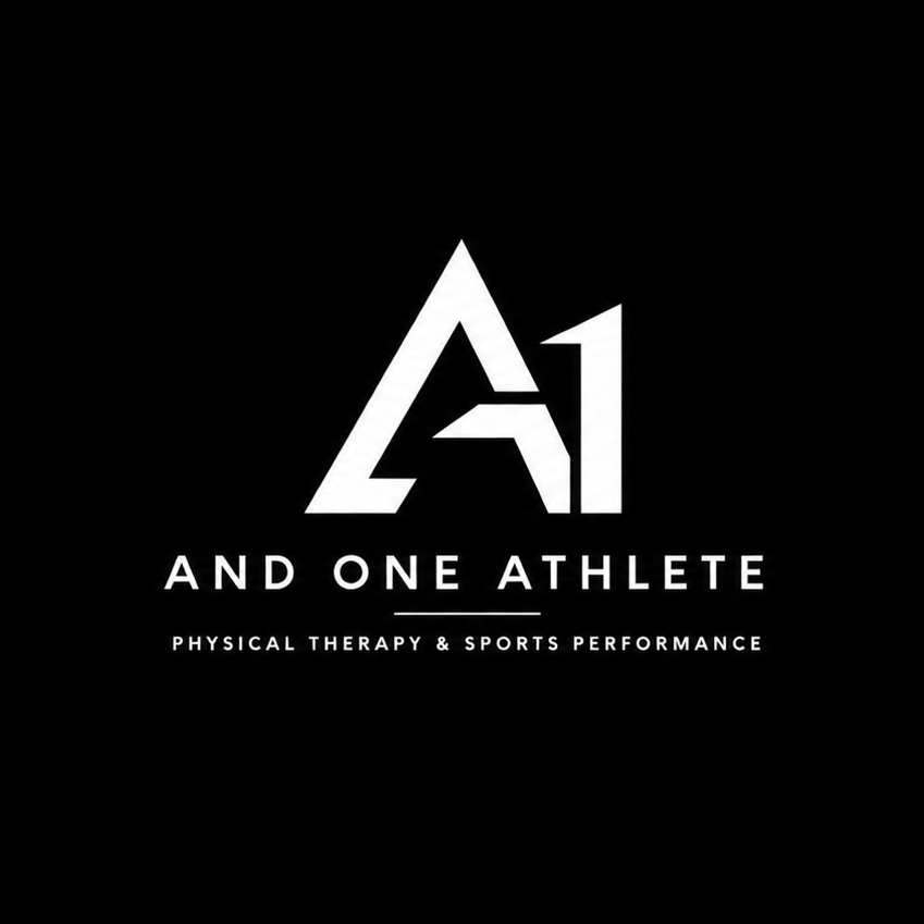 Logo for And One Athlete, a physical therapy and sports performance company.