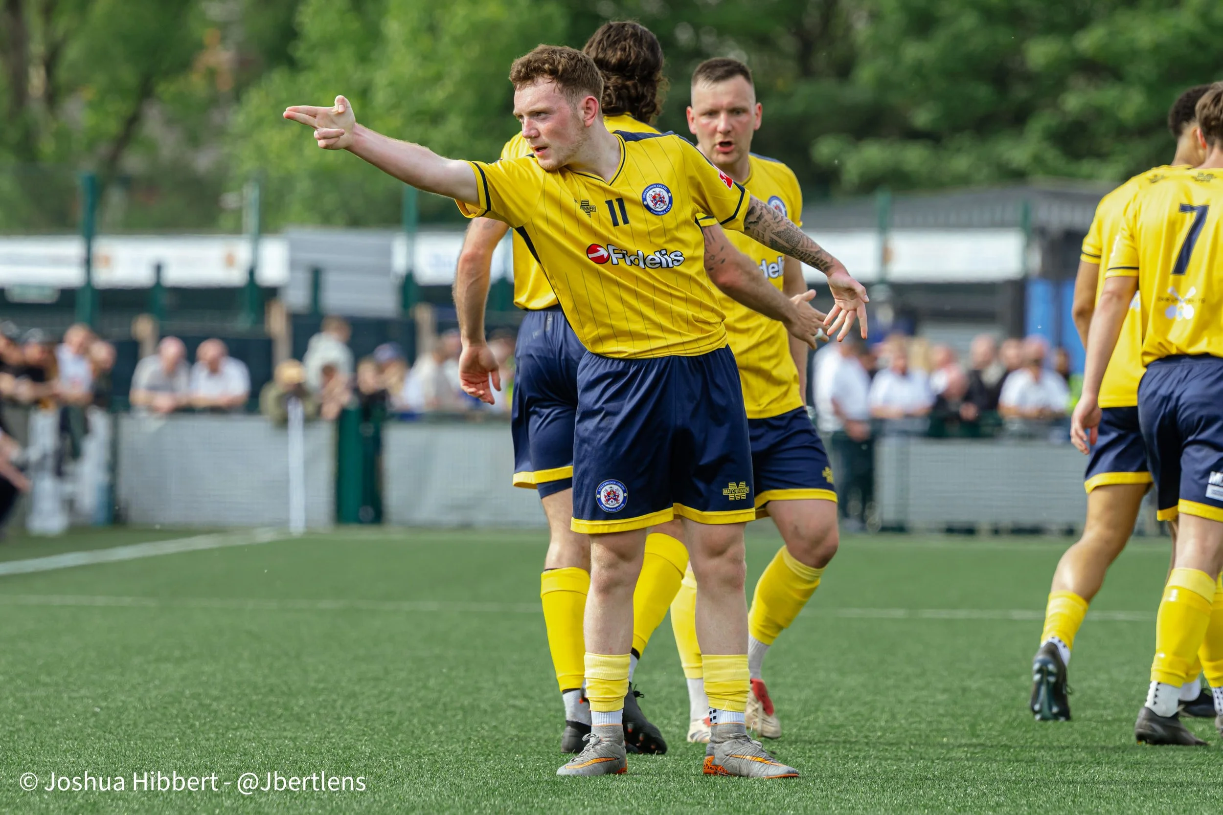 Stalybridge Celtic vs Avro FC - Ellis Horan Celebration