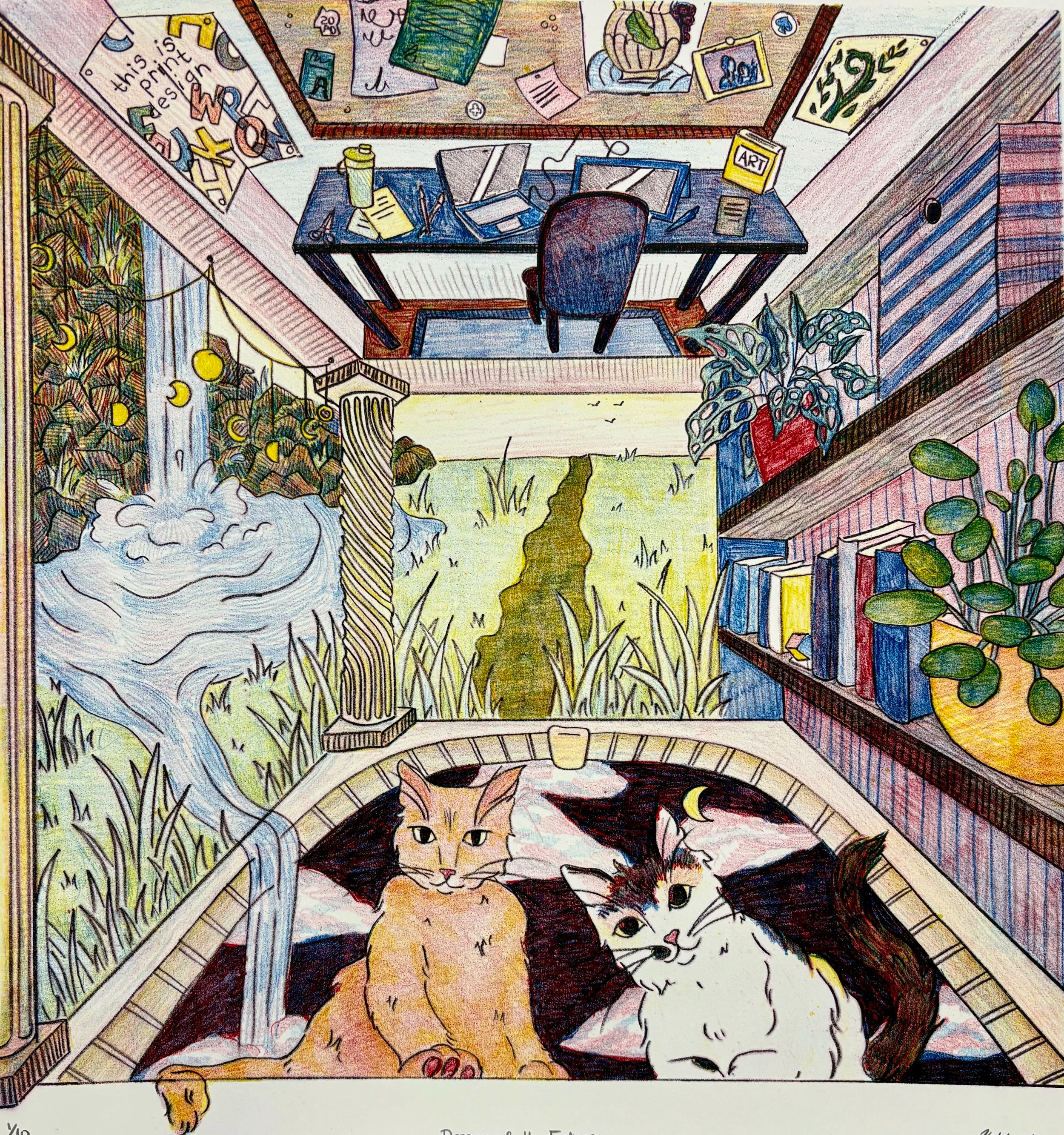 Dreams of the Future, 16" x 17" 2026