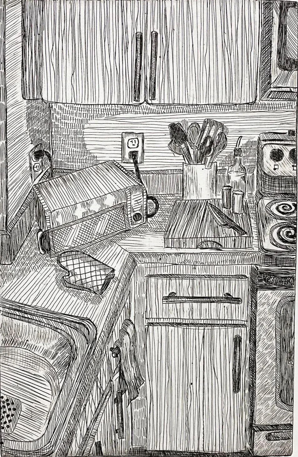 Shared Spaces, 6" x 9" 2024