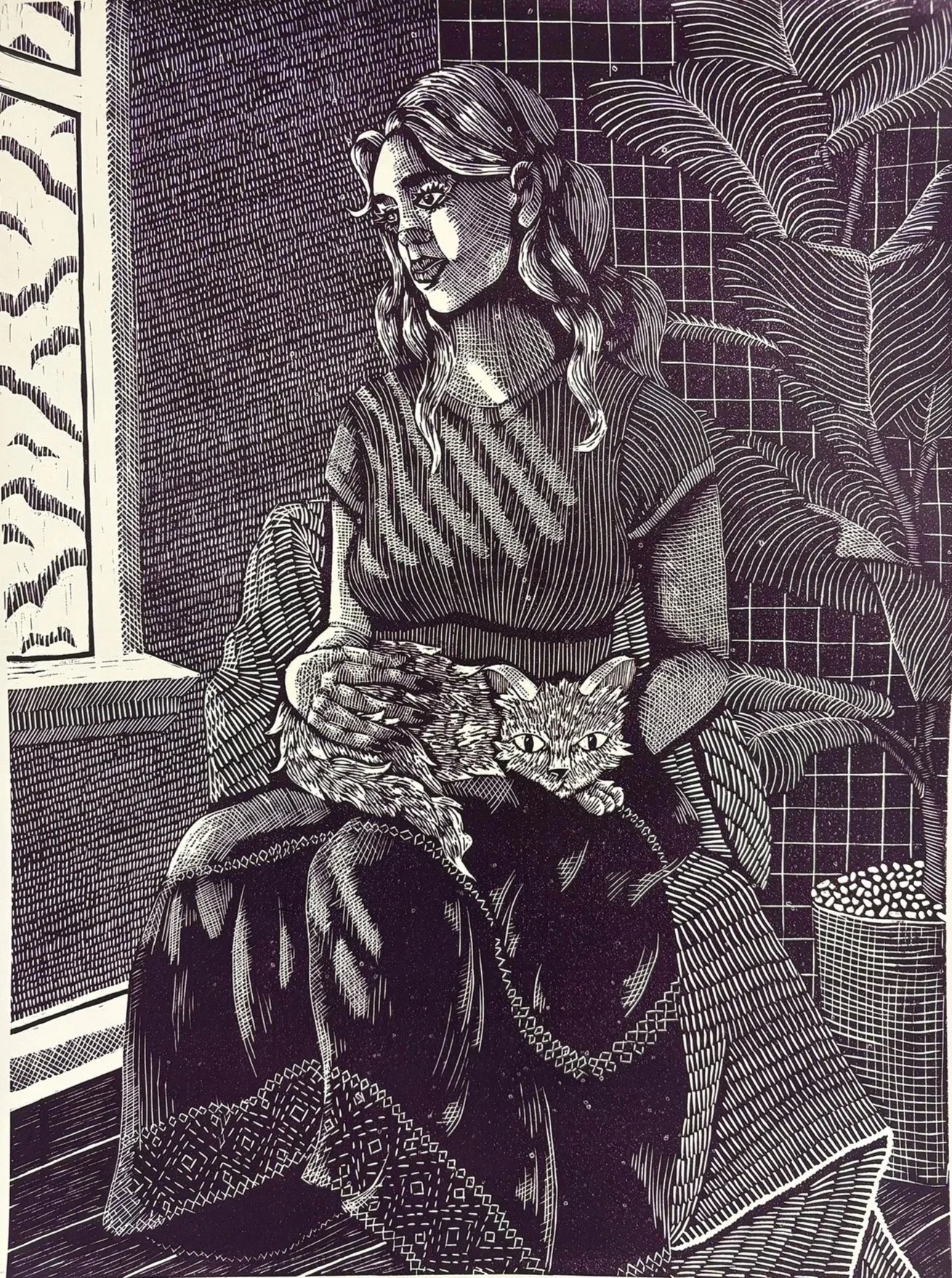 Contemplation, 18" x 24" 2025