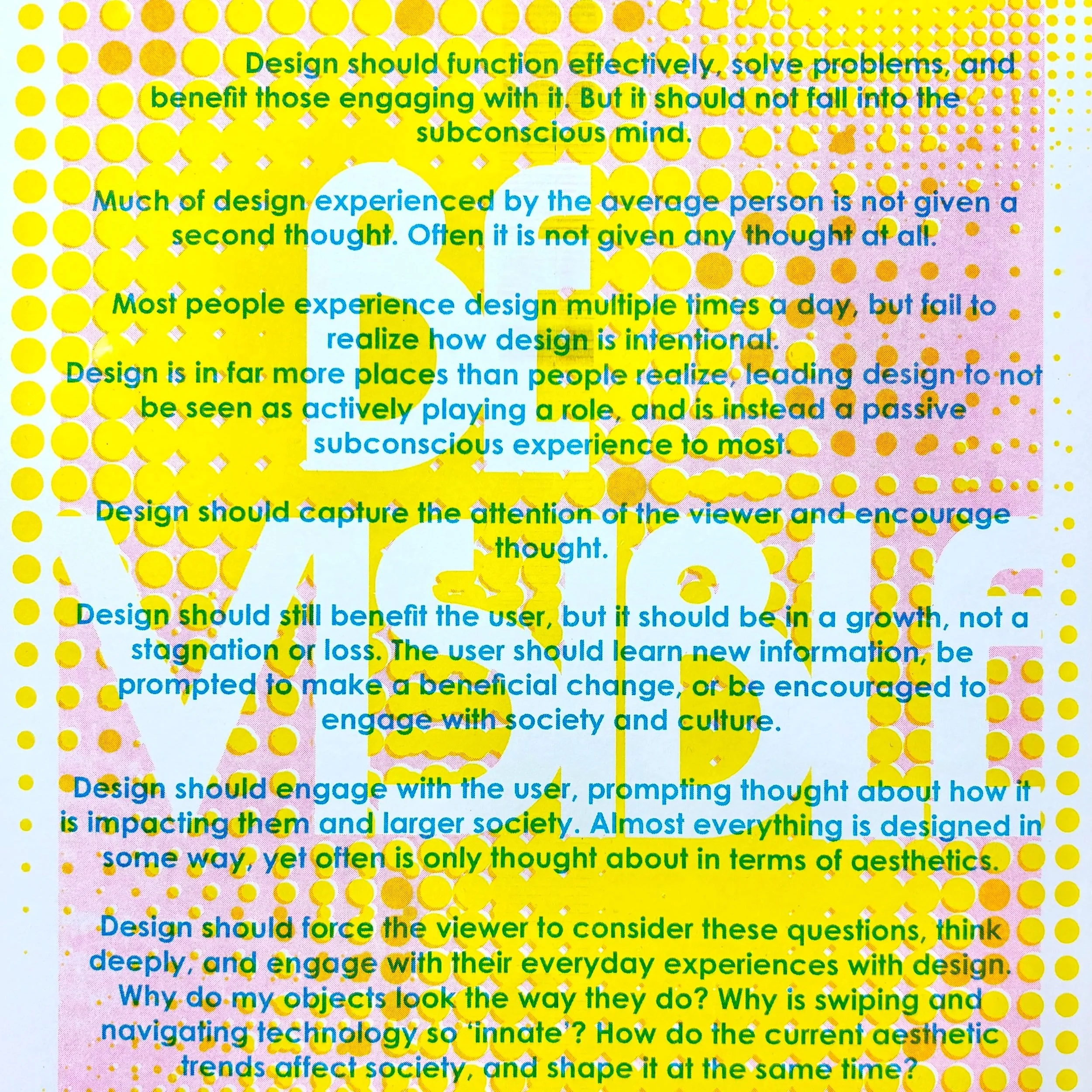 Design Manifesto Posters