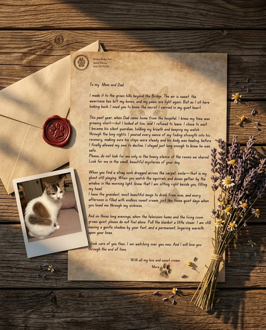 Comfort Letter from Your Angel (Handwritten)