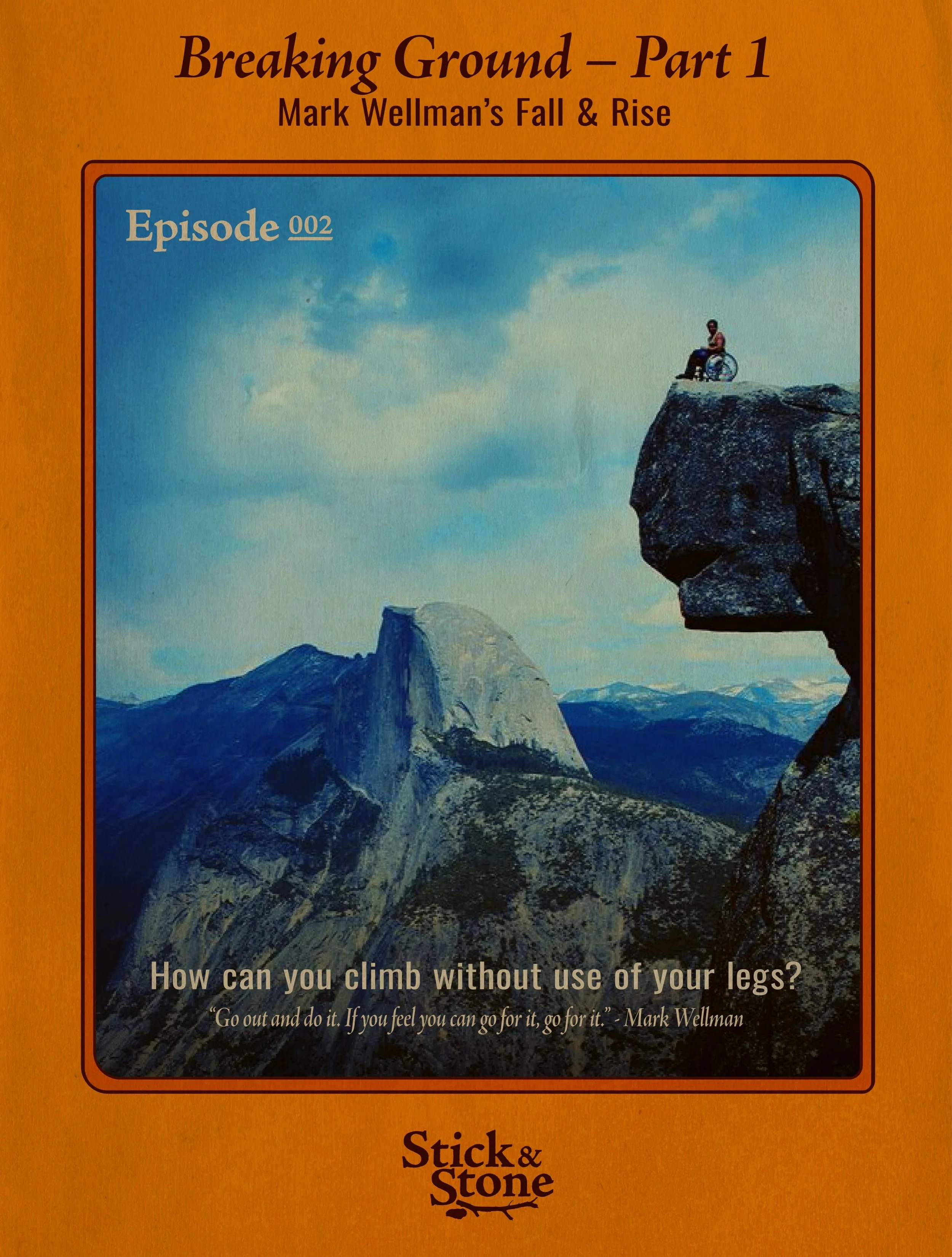 Recognize this guy from Masters of Stone II - Hard Rock? Mark Wellman&lsquo;s known for his mountain ascents in Yosemite&hellip; without use of his legs!!

Part 1 is out now and part 2 will be out next month. I know! It&rsquo;s a long time to wait bu