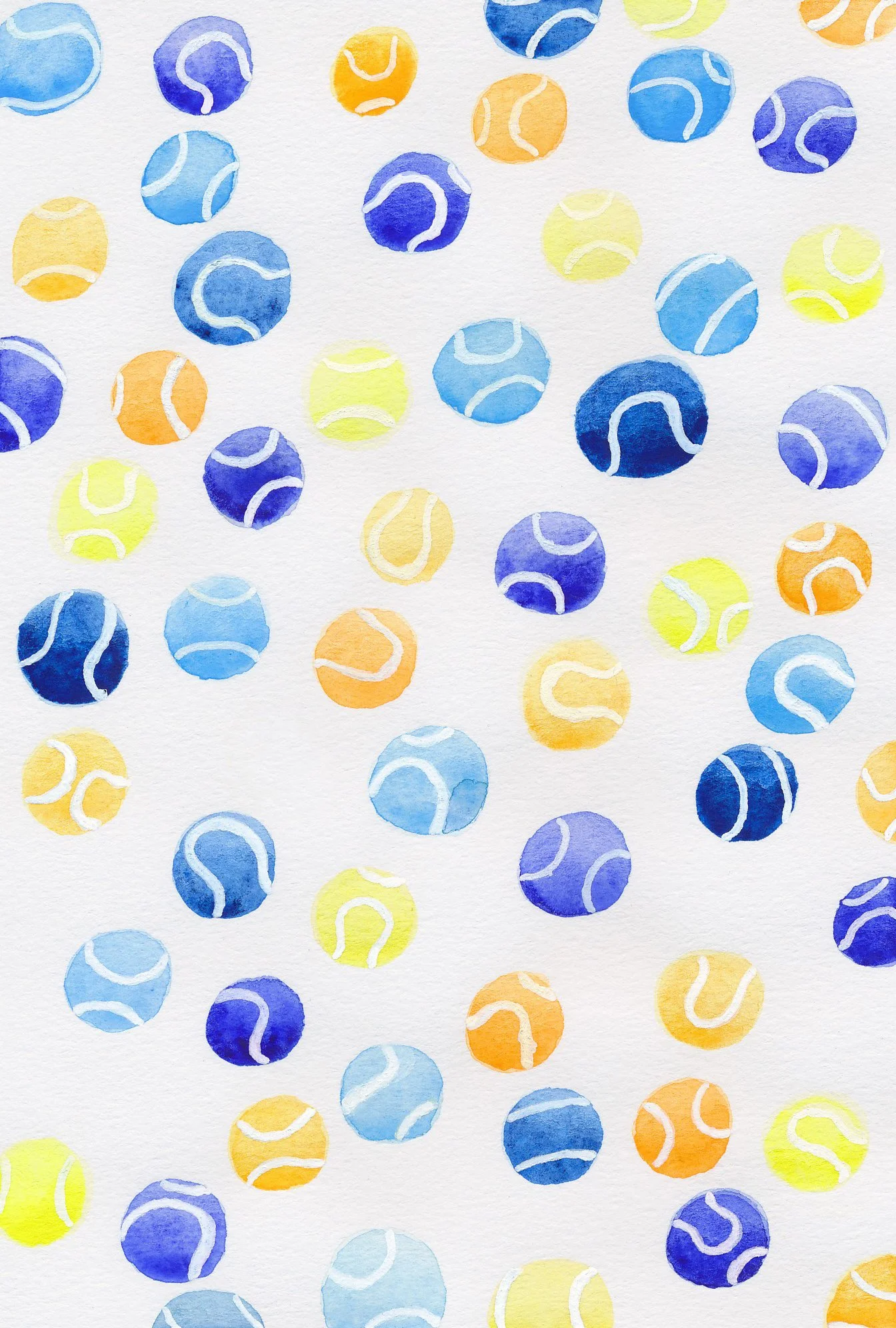 Print- 'Tennis Balls'