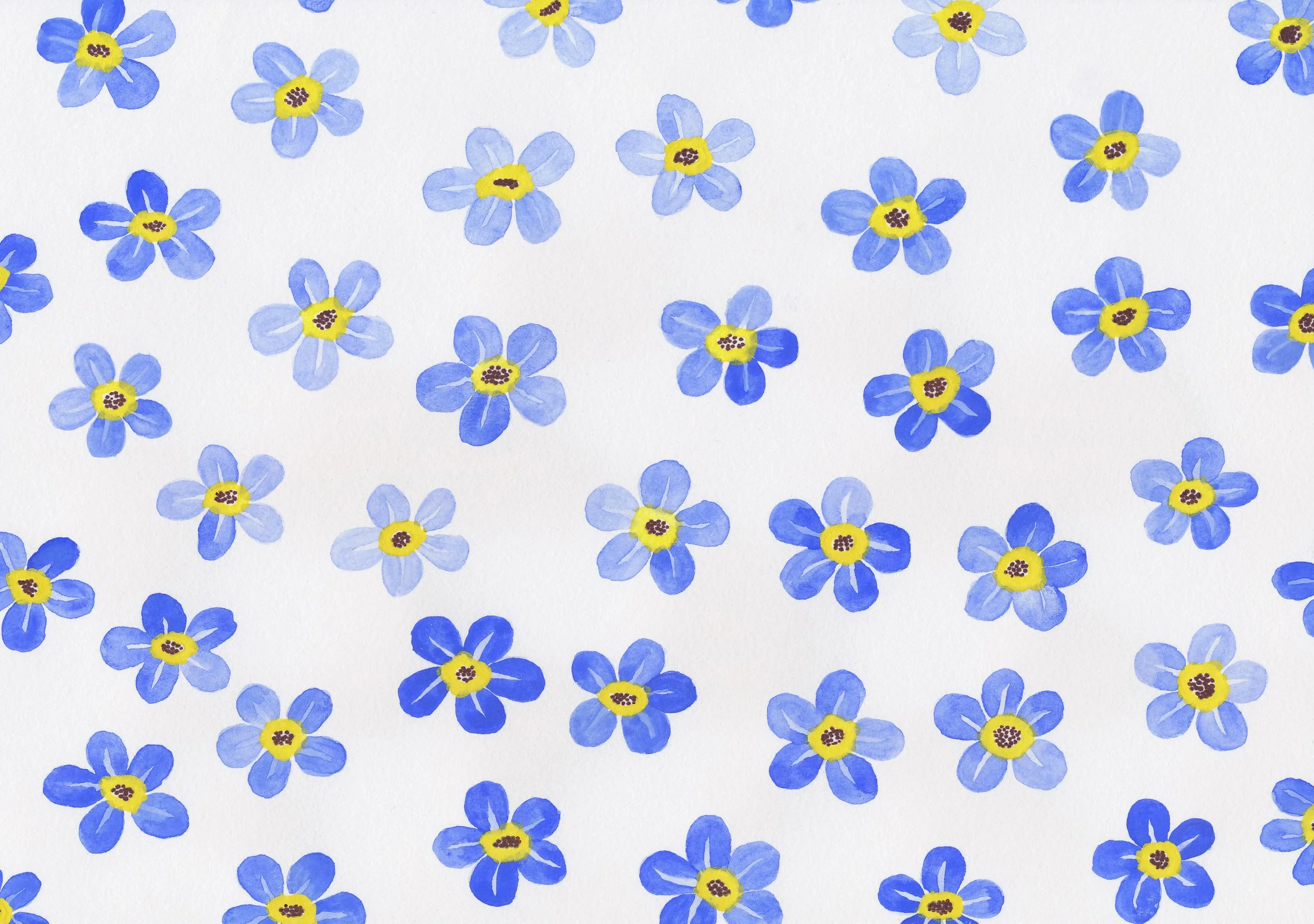 Print - 'Forget Me Not'