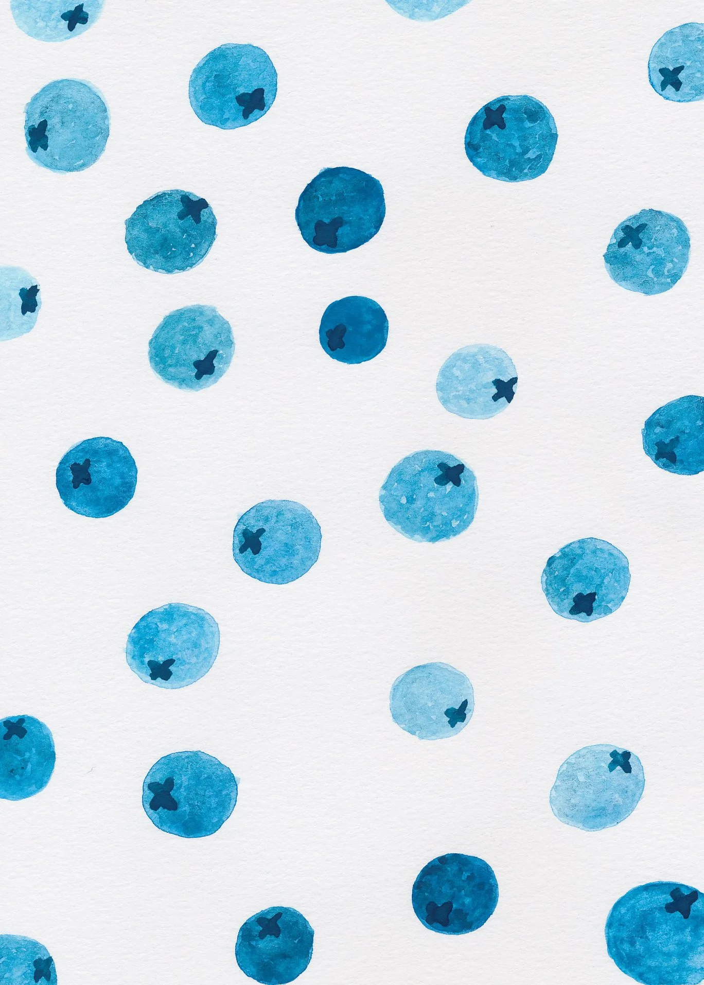 Print- 'Blueberries'
