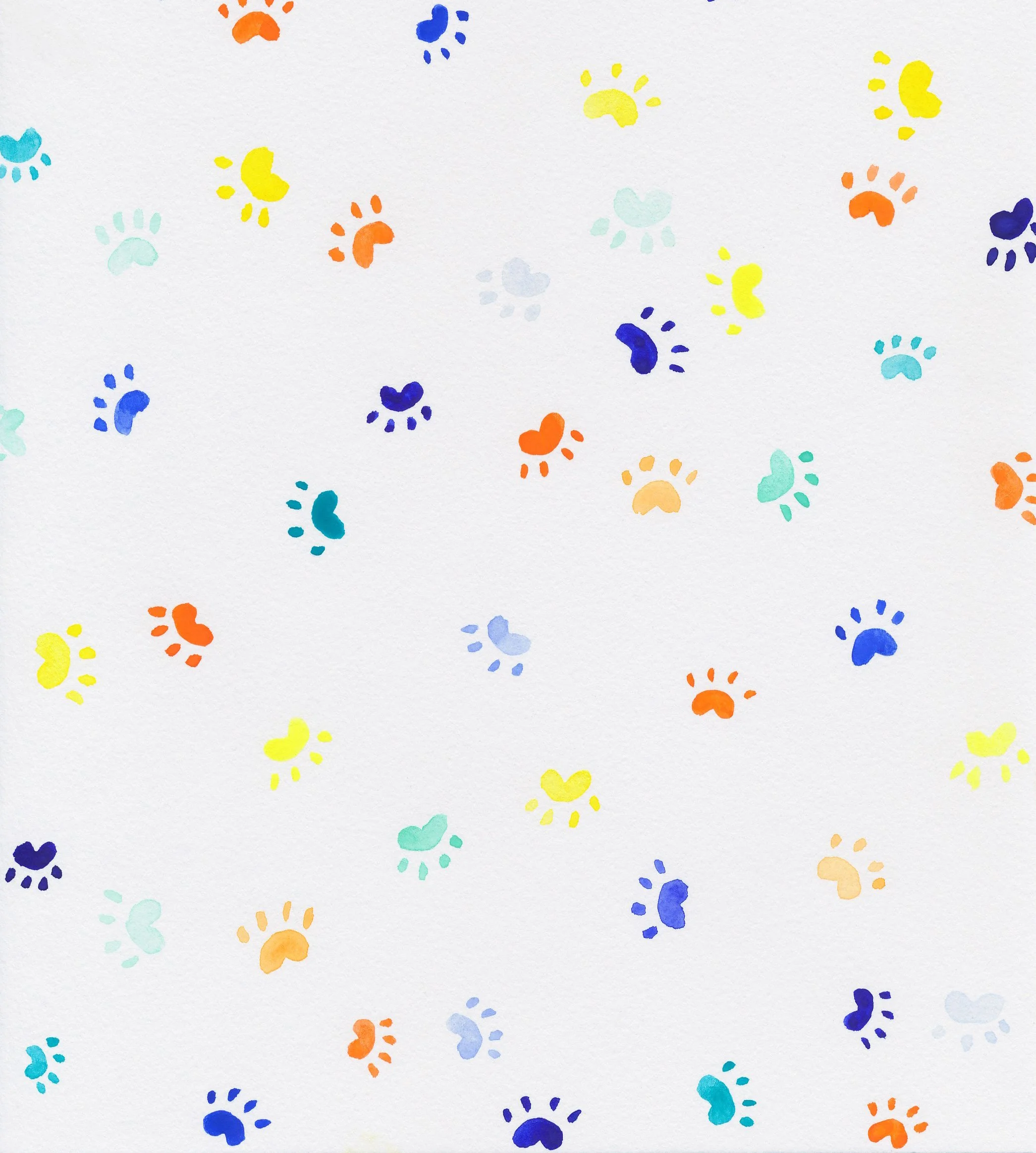 Print- 'Paw Prints All Around'