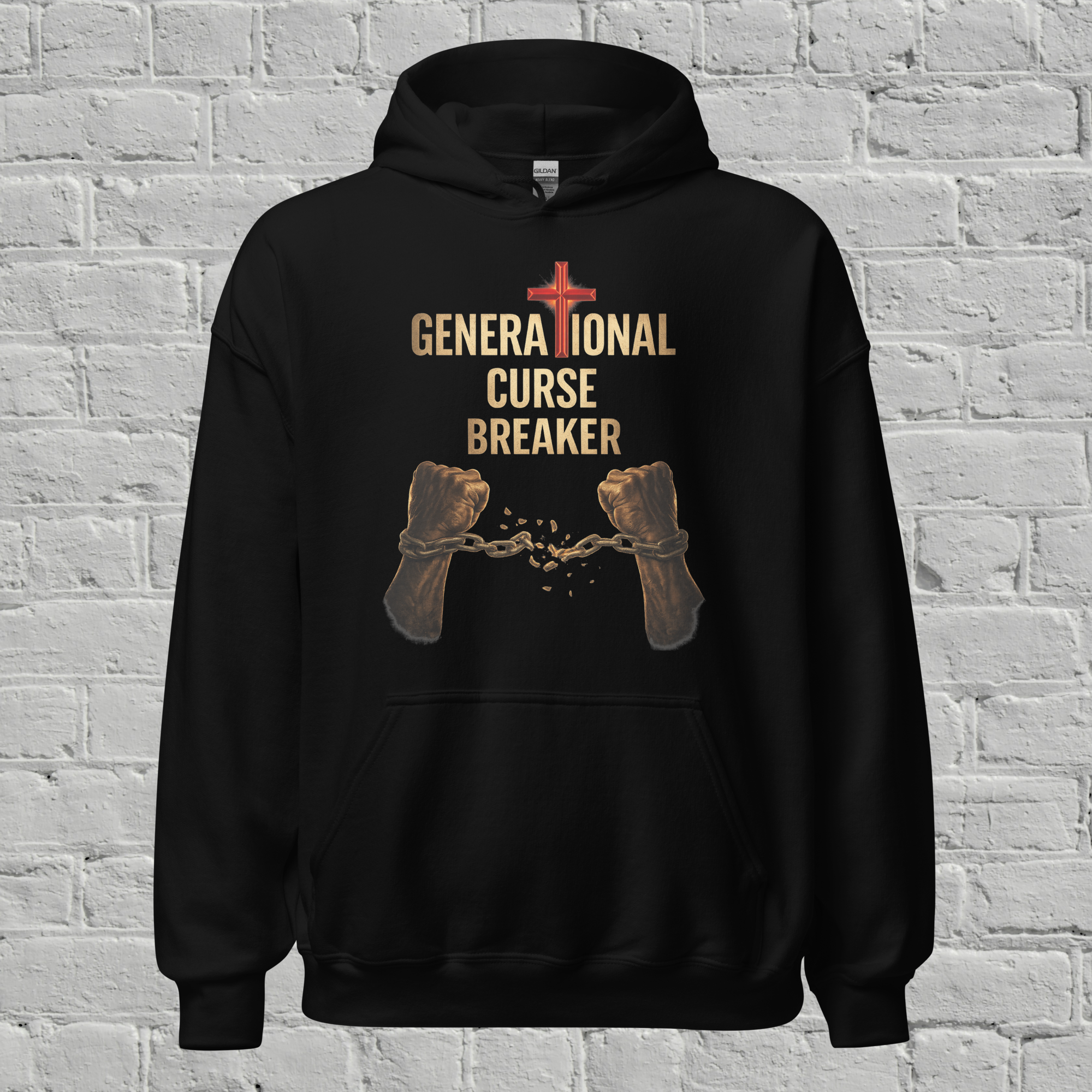 Generational Curse Breaker - Gildan Strong Gold - Unisex Hoodie