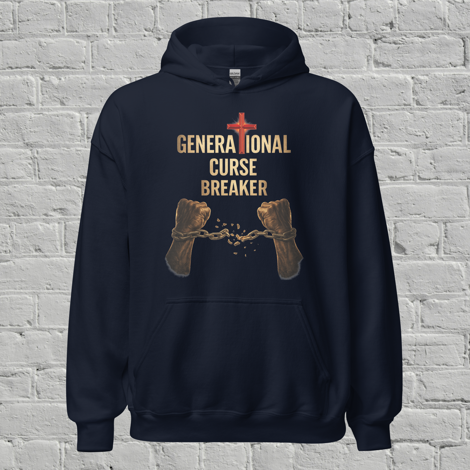Generational Curse Breaker - Gildan Strong Gold - Unisex Hoodie