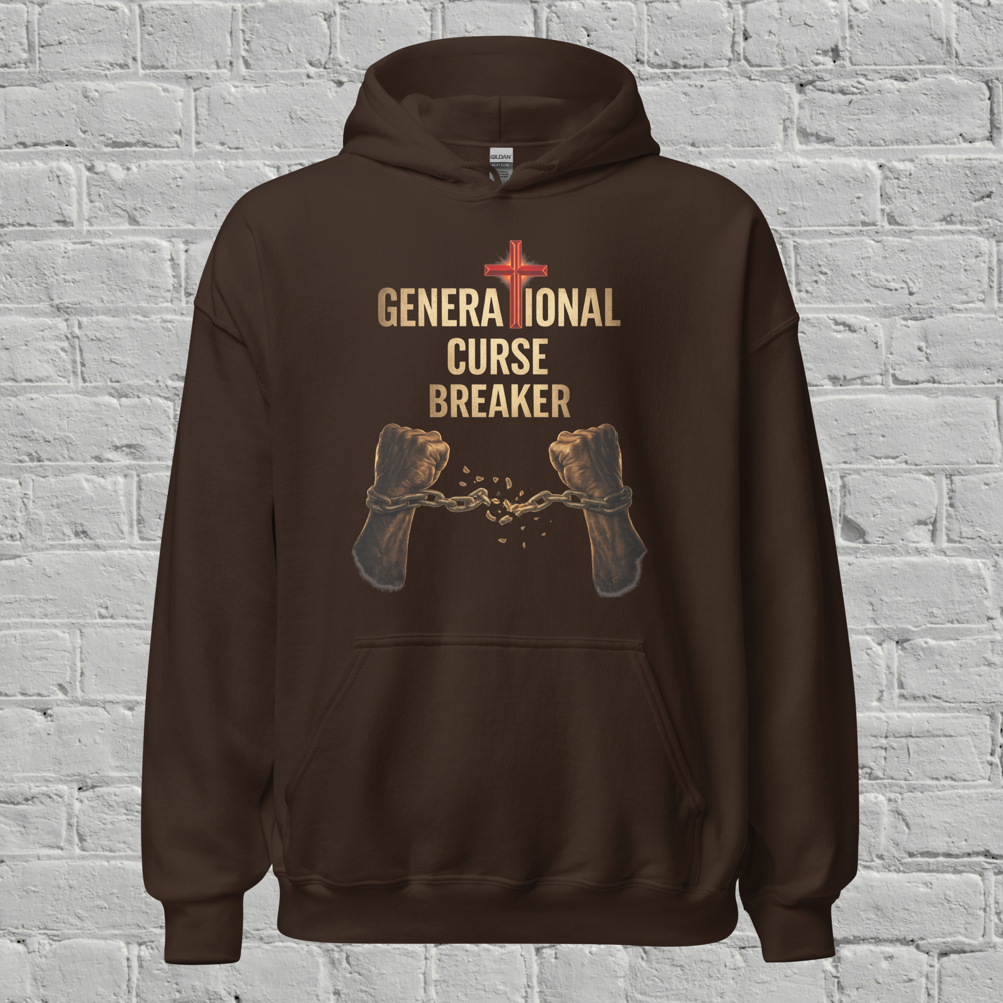 Generational Curse Breaker - Gildan Strong Gold - Unisex Hoodie
