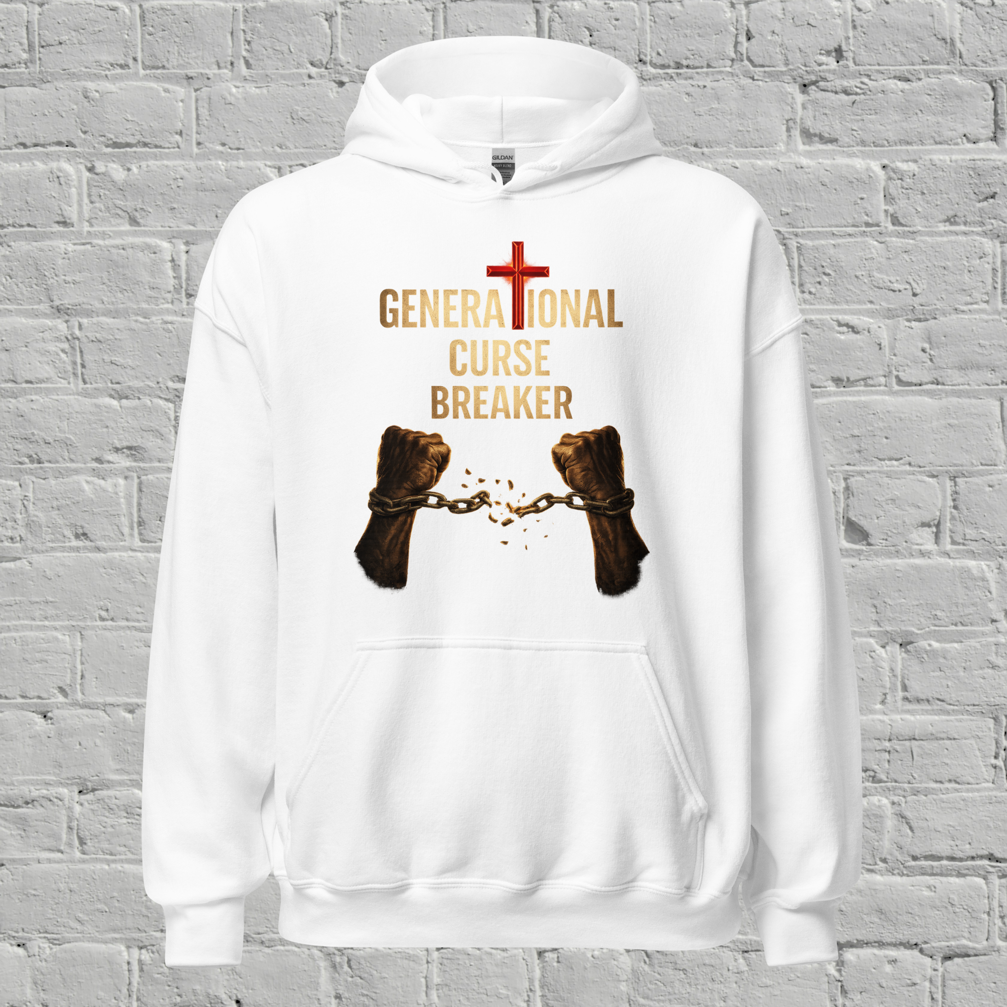 Generational Curse Breaker - Gildan Strong Gold - Unisex Hoodie