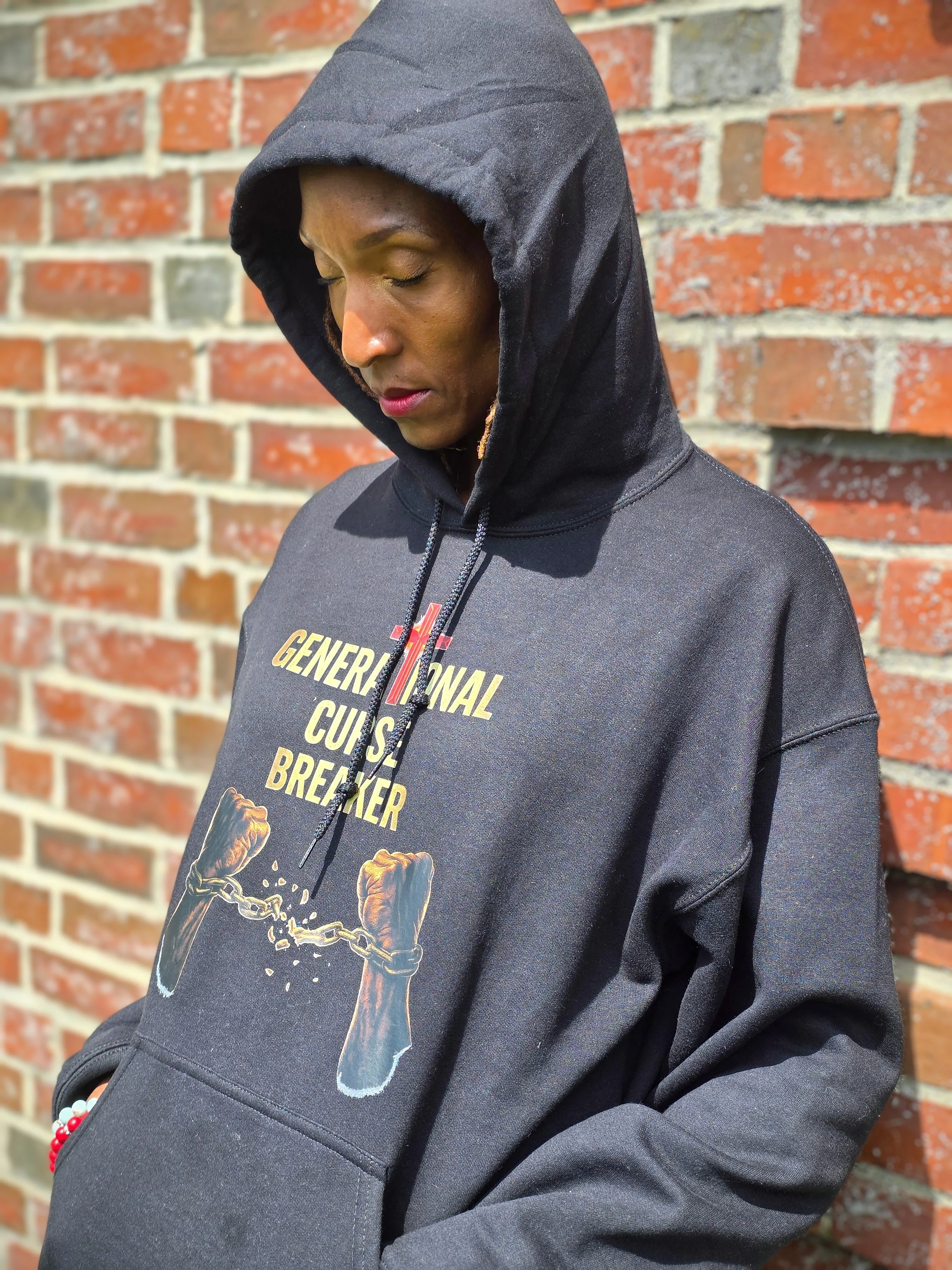 Generational Curse Breaker - Gildan Strong Gold - Unisex Hoodie