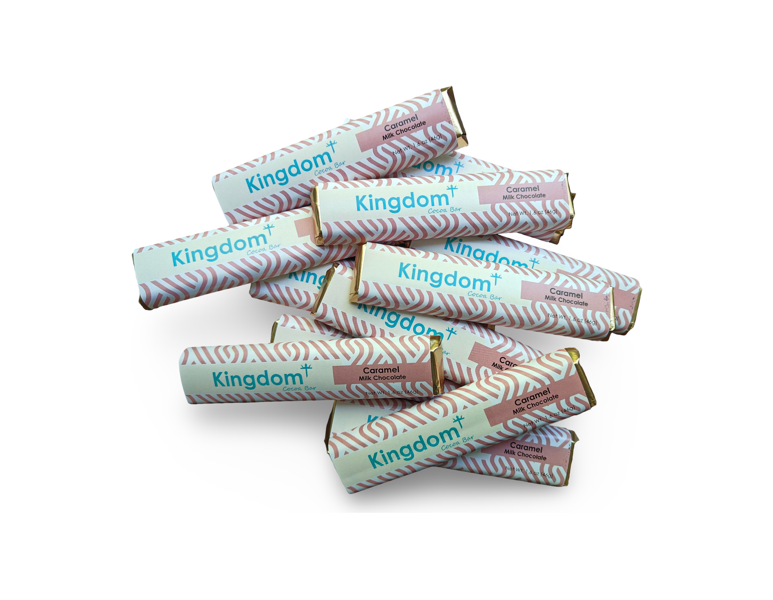 12x Caramel Milk Chocolate Kingdom Cocoa Bars