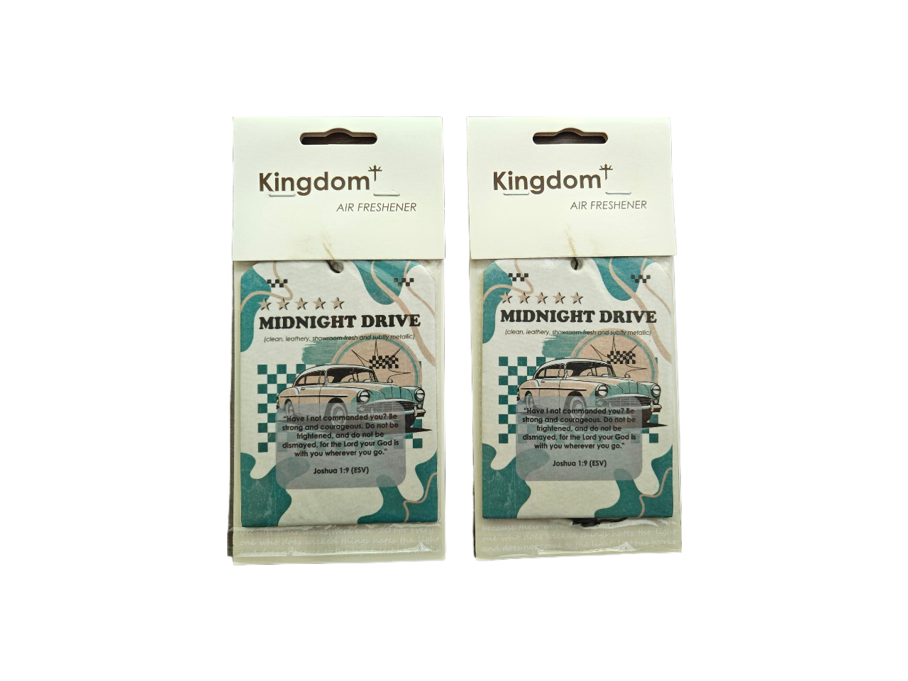 2x Midnight Drive Kingdom Air Fresheners