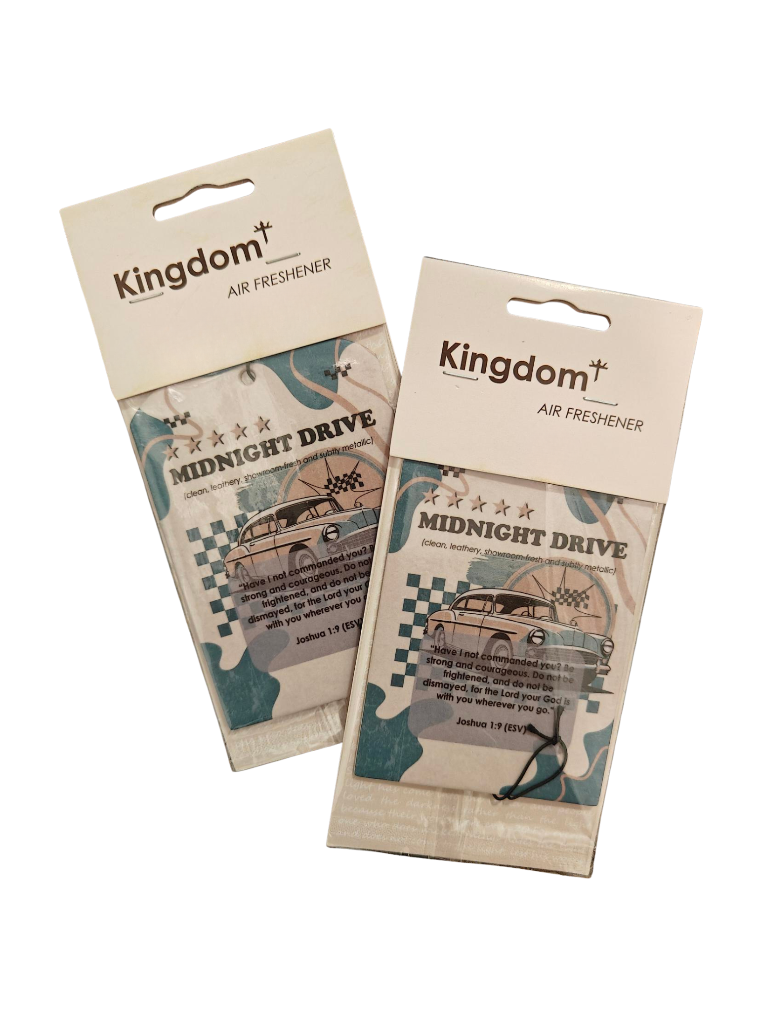2x Midnight Drive Kingdom Gospel Air Fresheners
