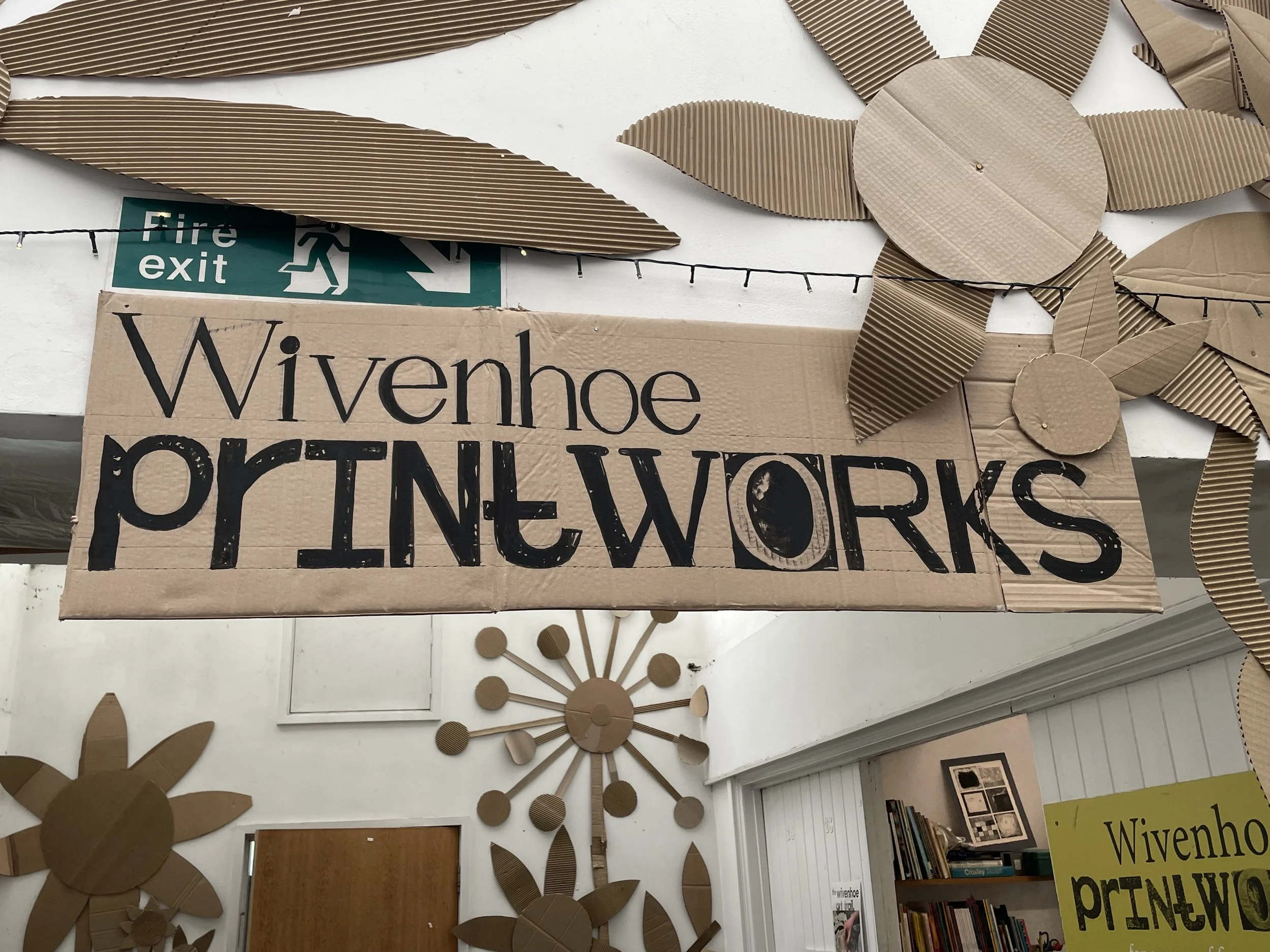 The sign - hand-lettering by Adrienne Tulley