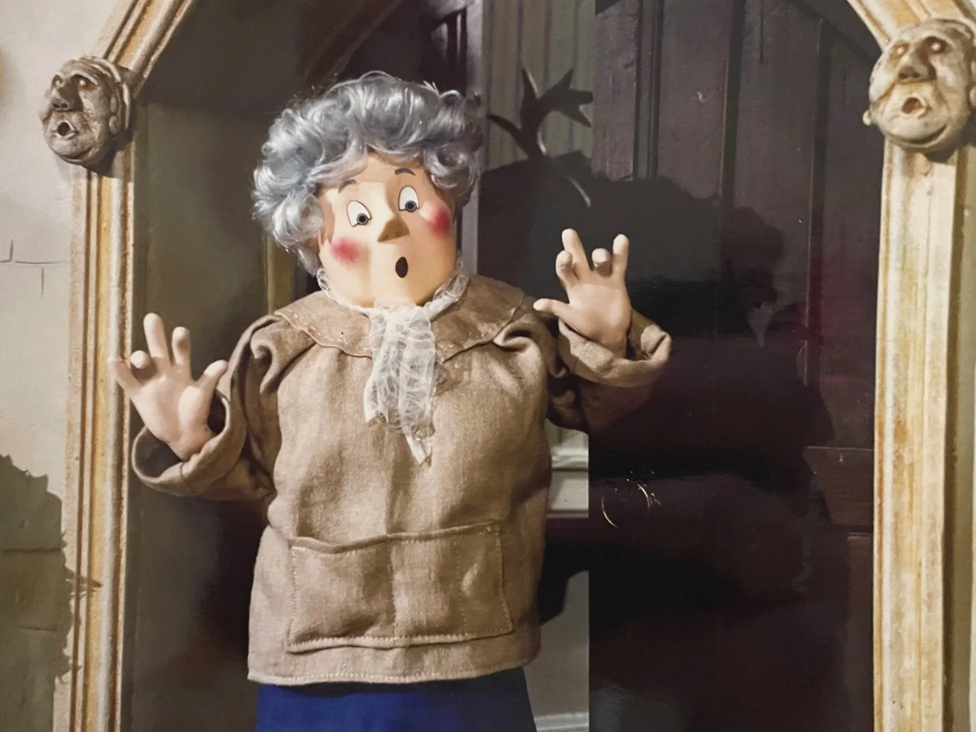 I made the costume for this puppet - an artist's smock - Star Hill Ponies (SC4) 1996