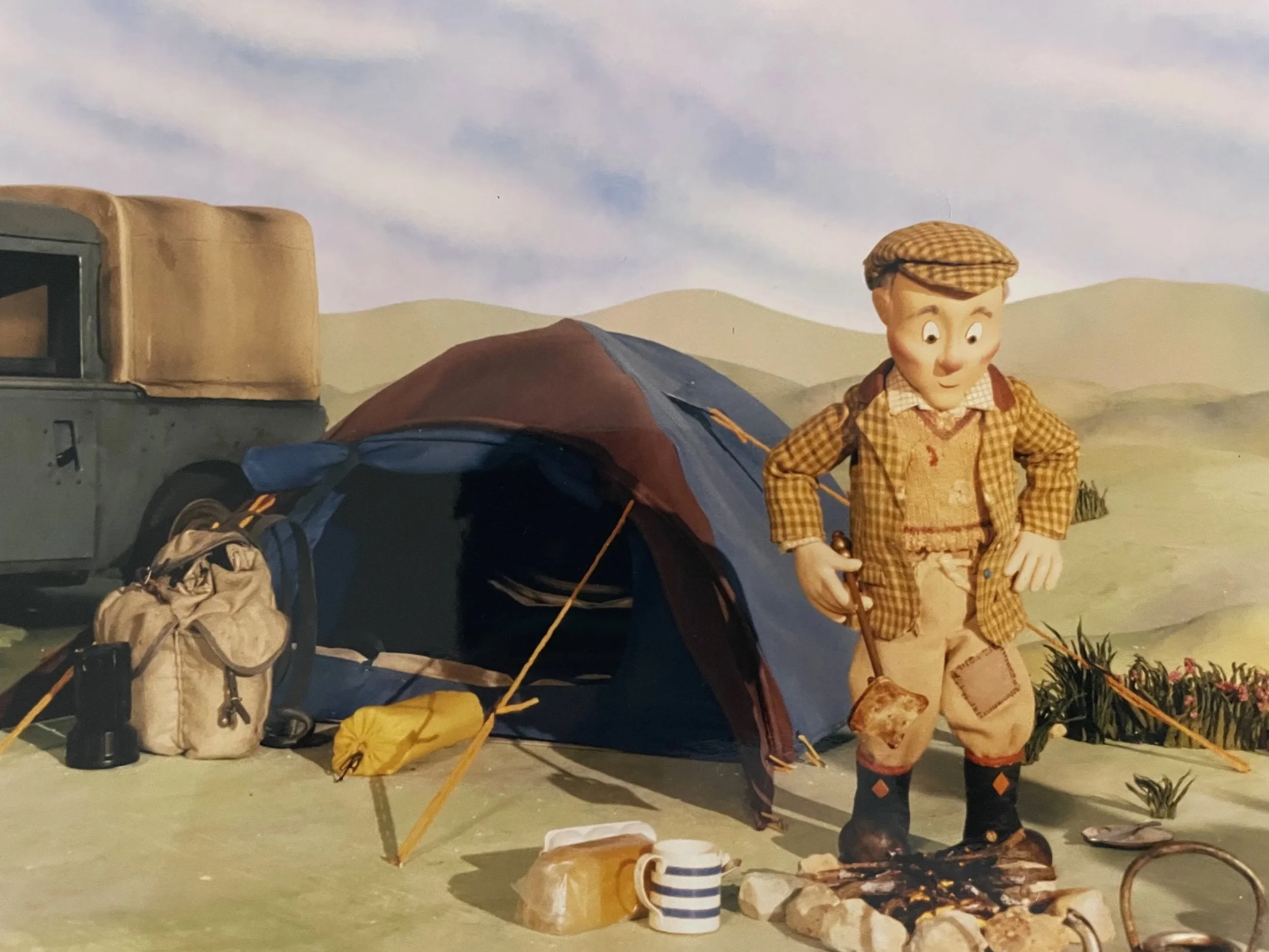 A camping scene from Star Hill Ponies - this time I made the tent, and not the costume
