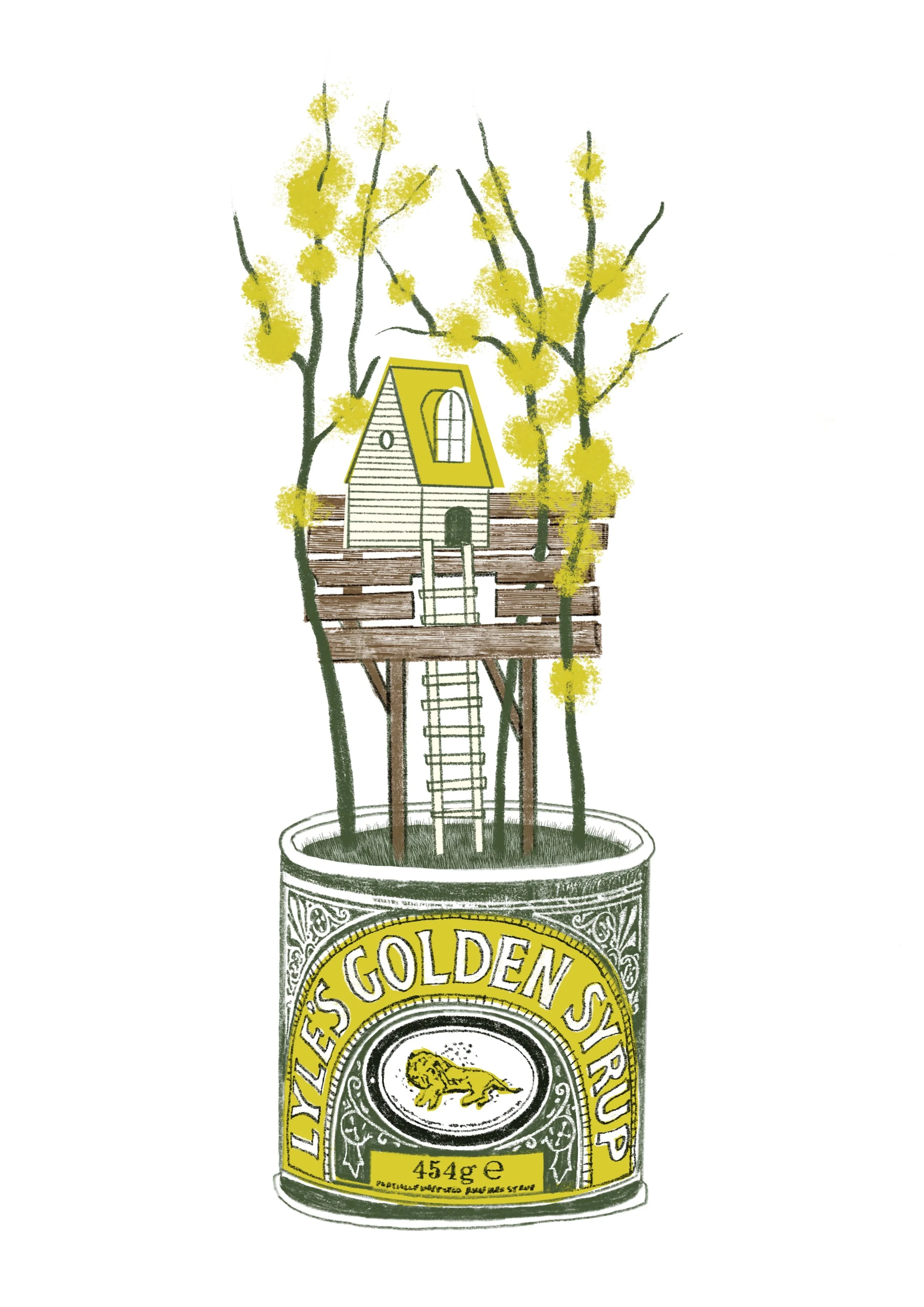 ArtPrint: Golden Syrup House