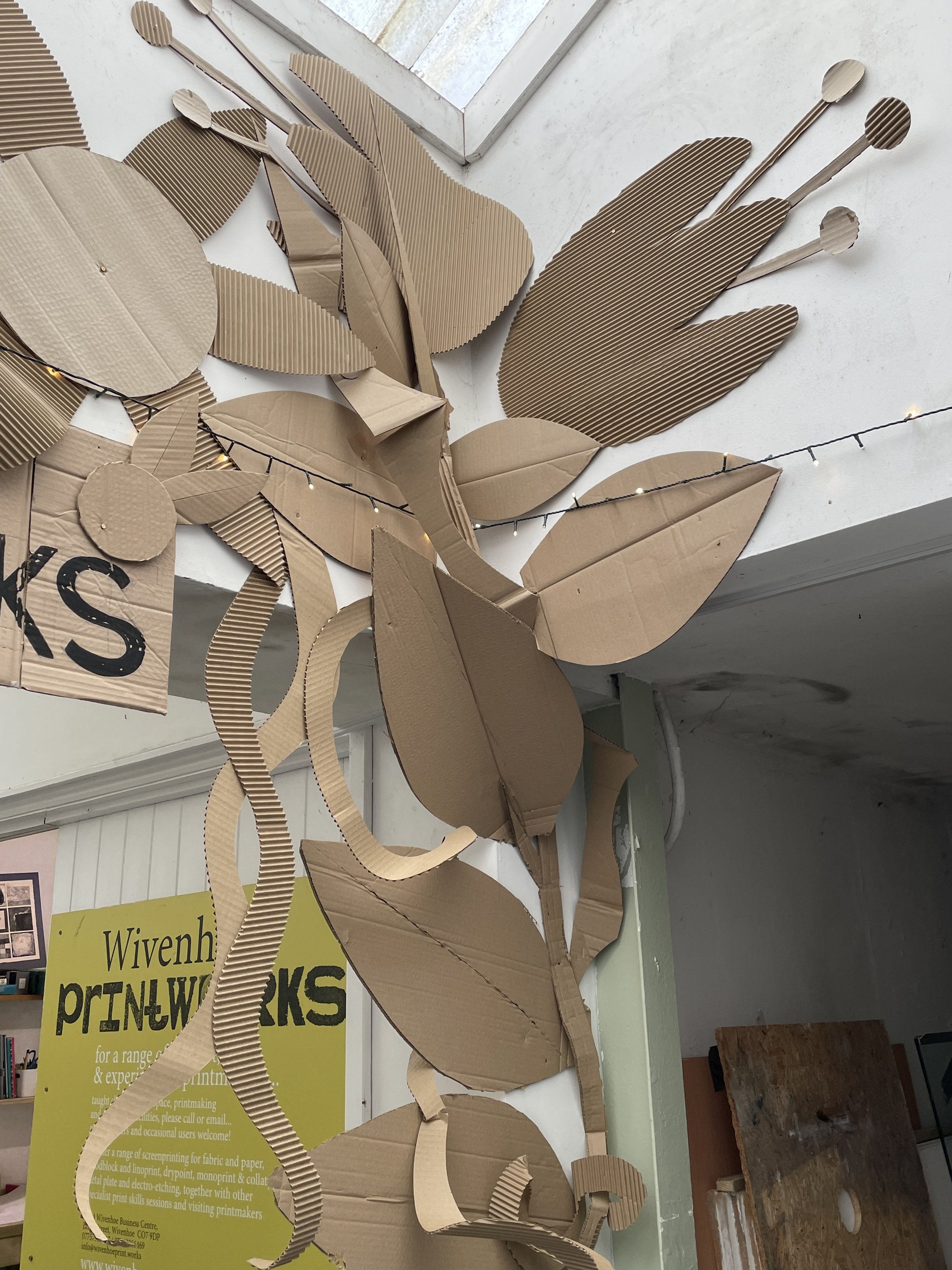 Cardboard Decorating