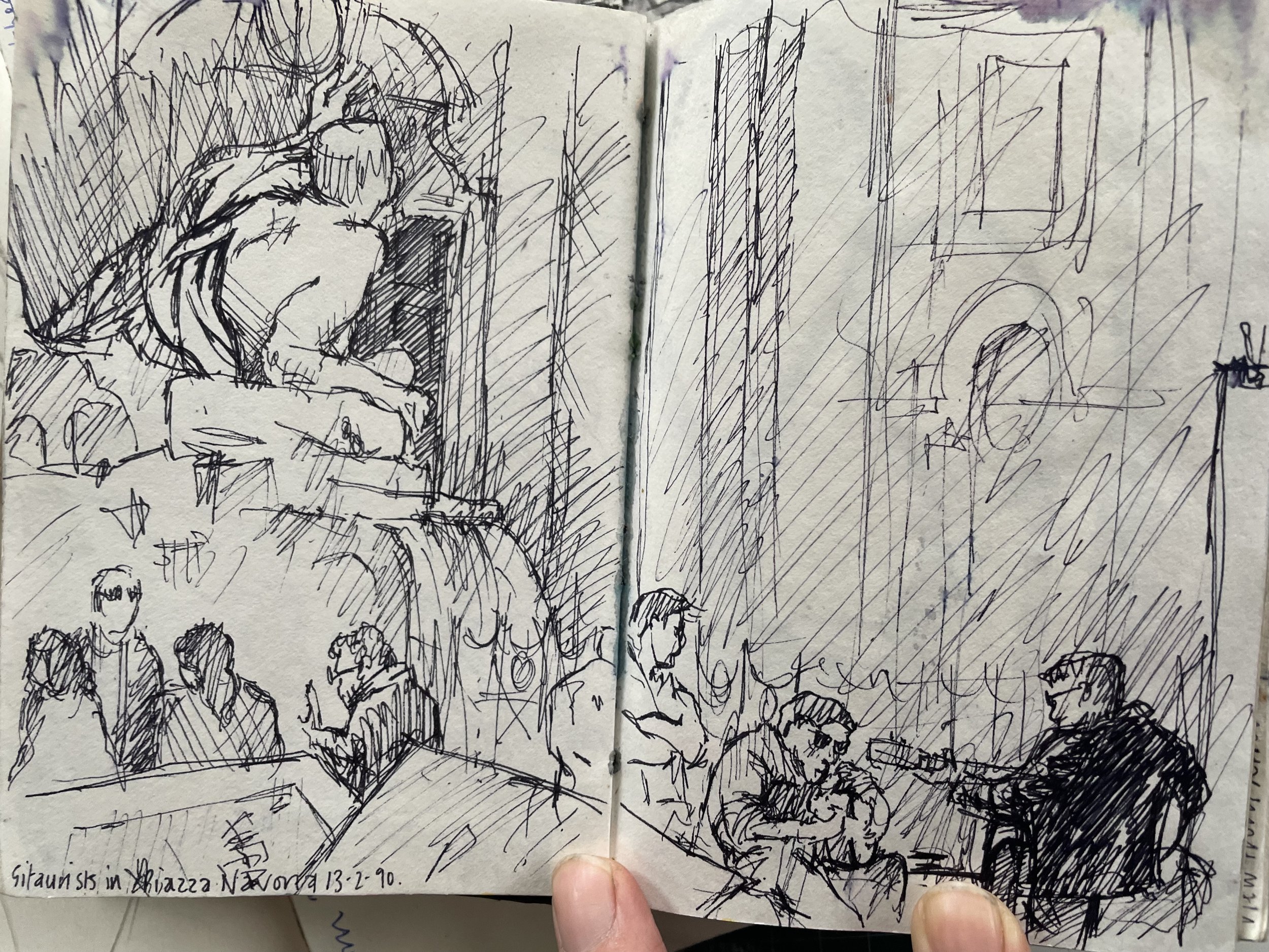 Piazza Navona View - Rome 1989-90