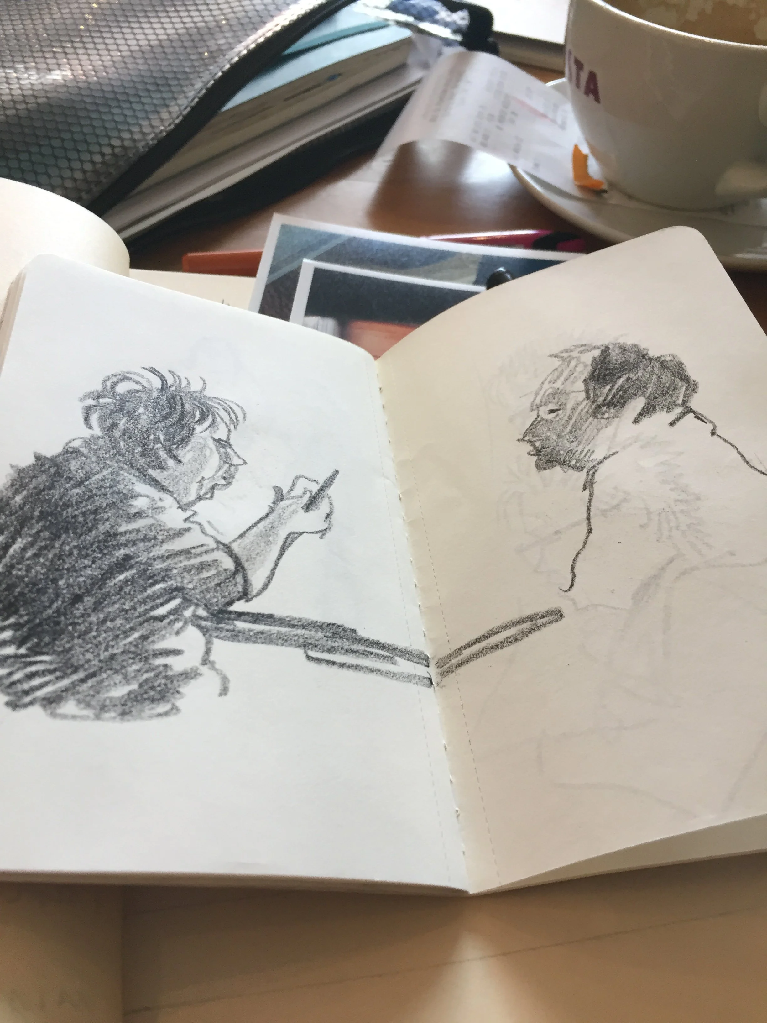 Another couple in a cafe