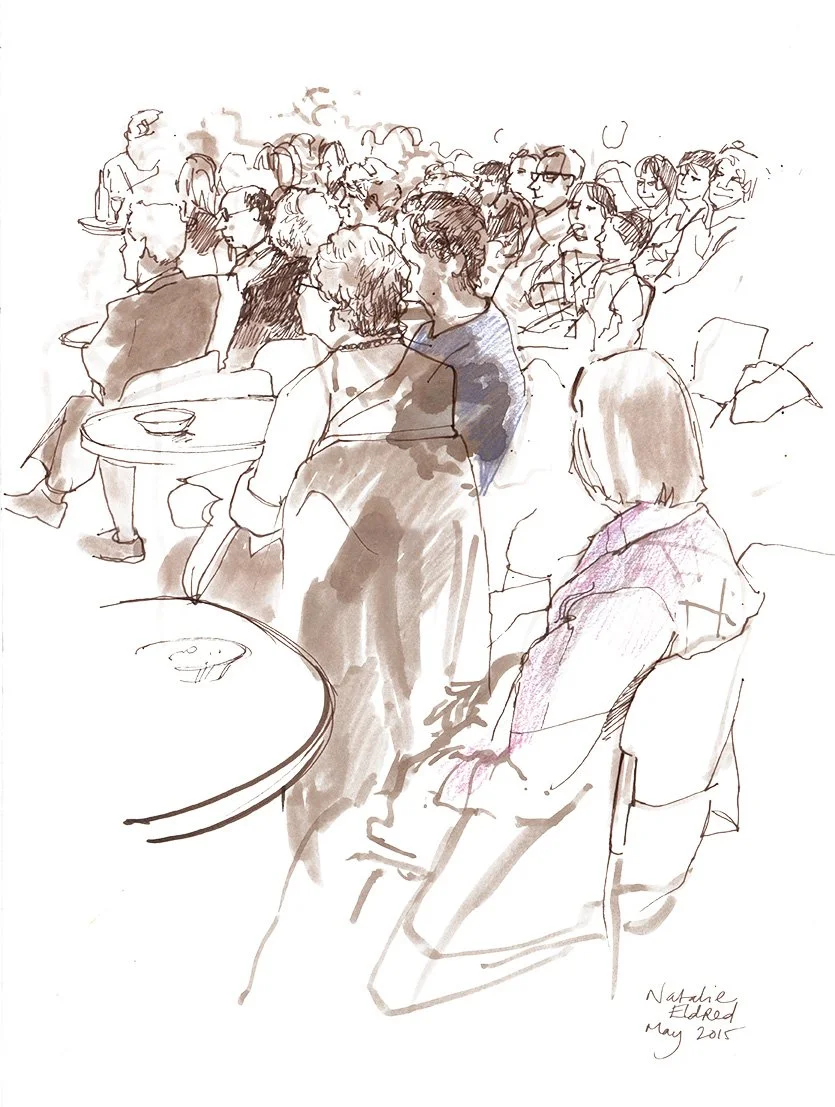 The Audience at a Warm & Toasty Club afternoon