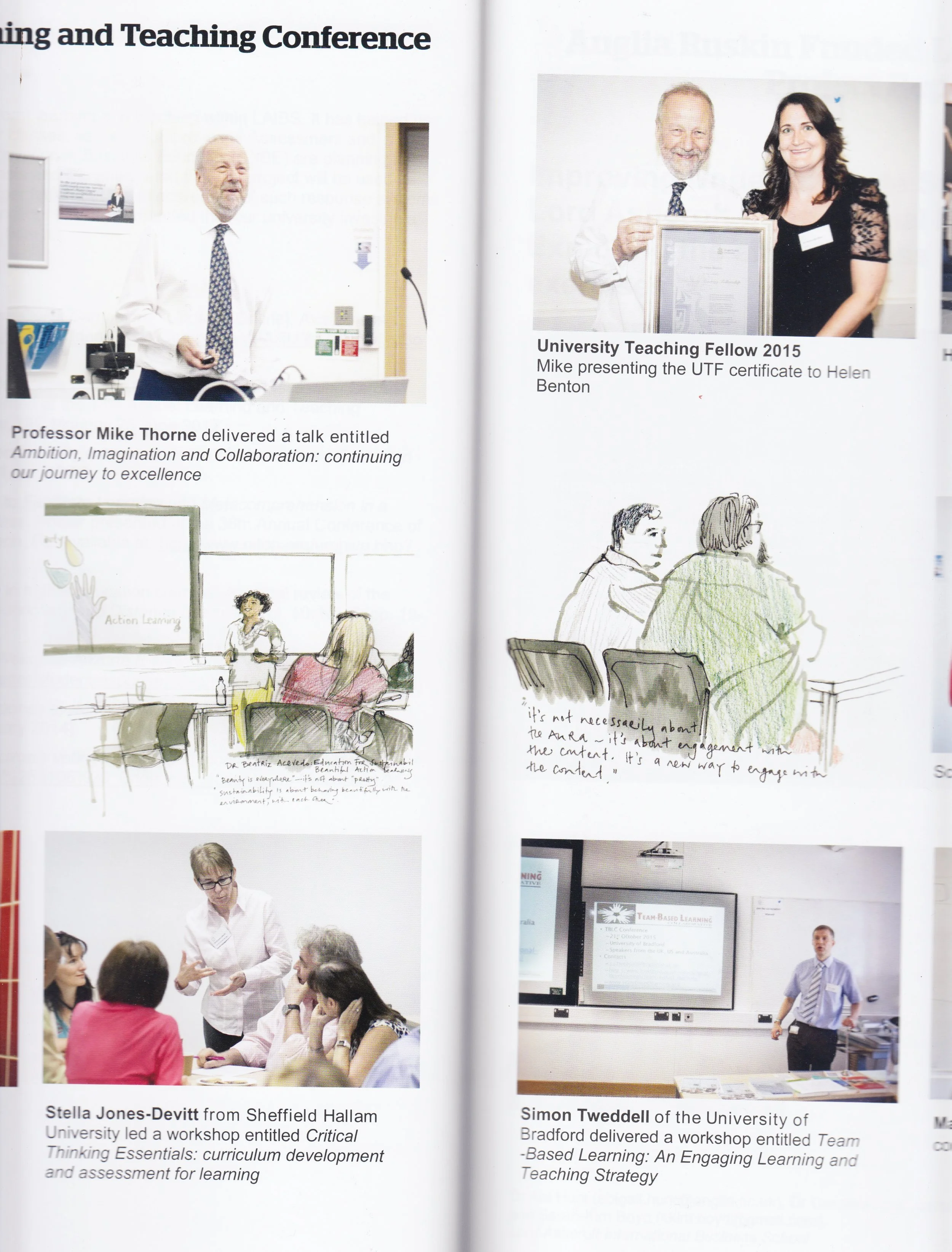My Drawings in an ARU Publication