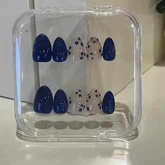Blueberry Inspired Nails