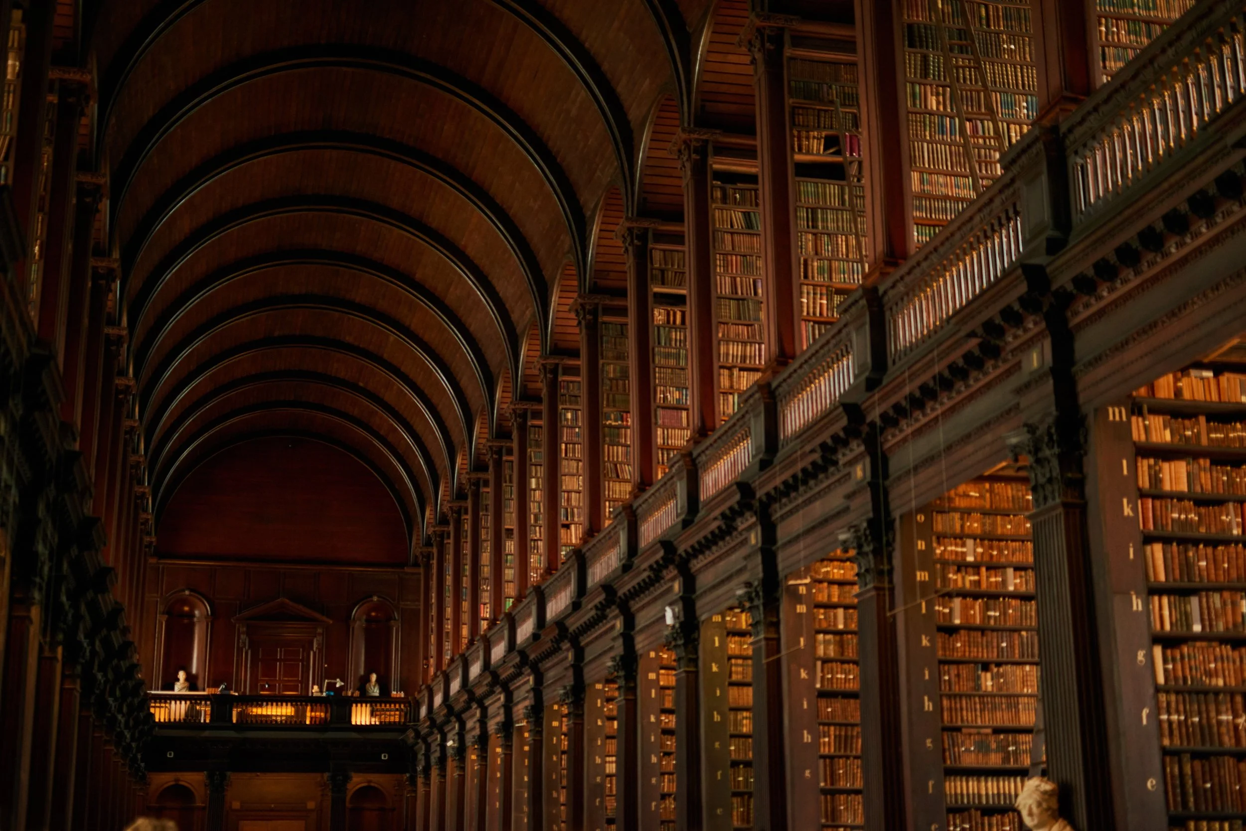 Long Library, Trinity College, Dublin, Ireland
