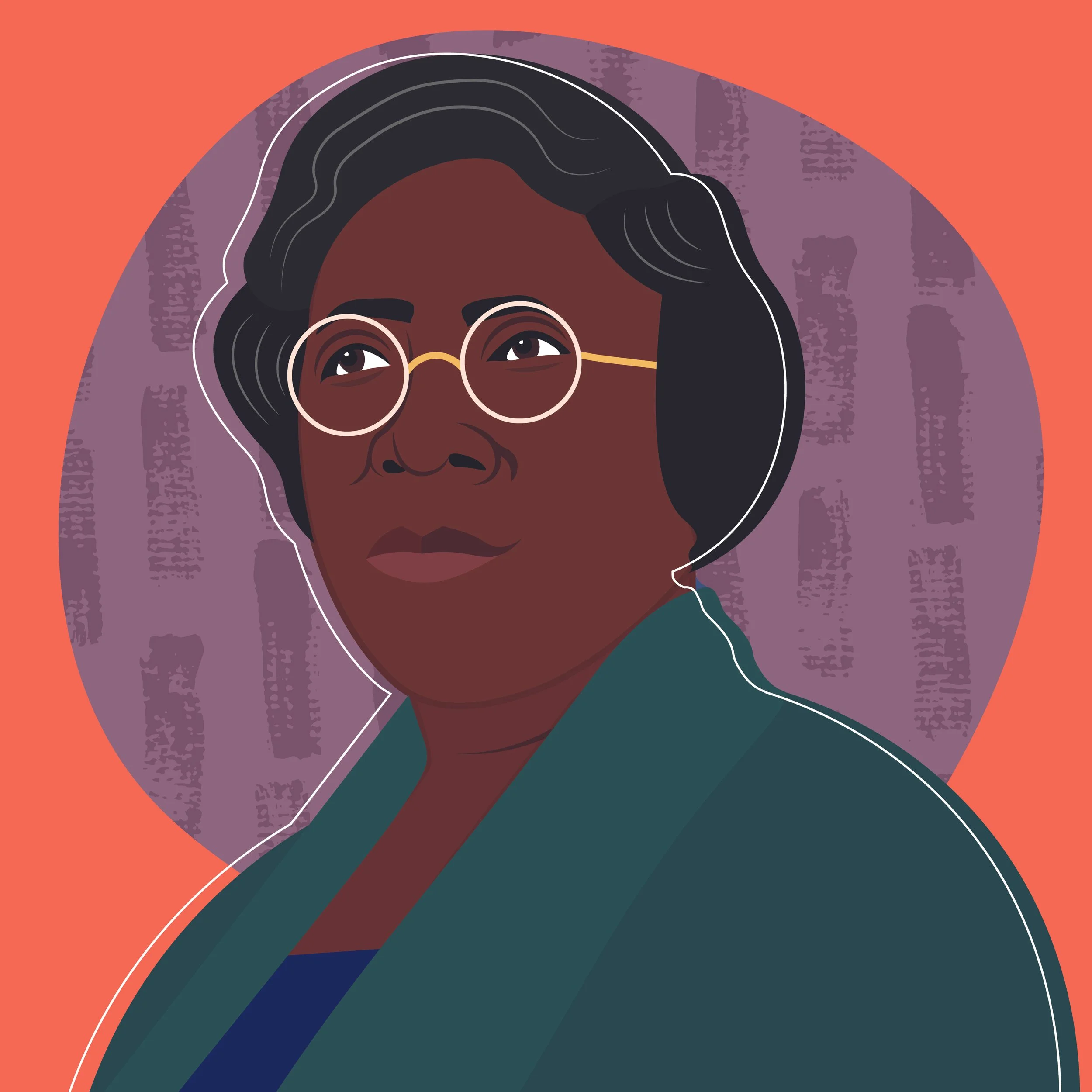  Commissioned Illustrated Portrait for The Lady Apartments x Columbia City of Women , depicting Dr. Matilda Evans