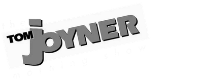 Logo for TV show 'Tom Joyner Morning Show' with stylized text and a black background.