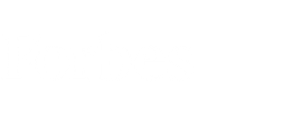Forbes logo in black and white