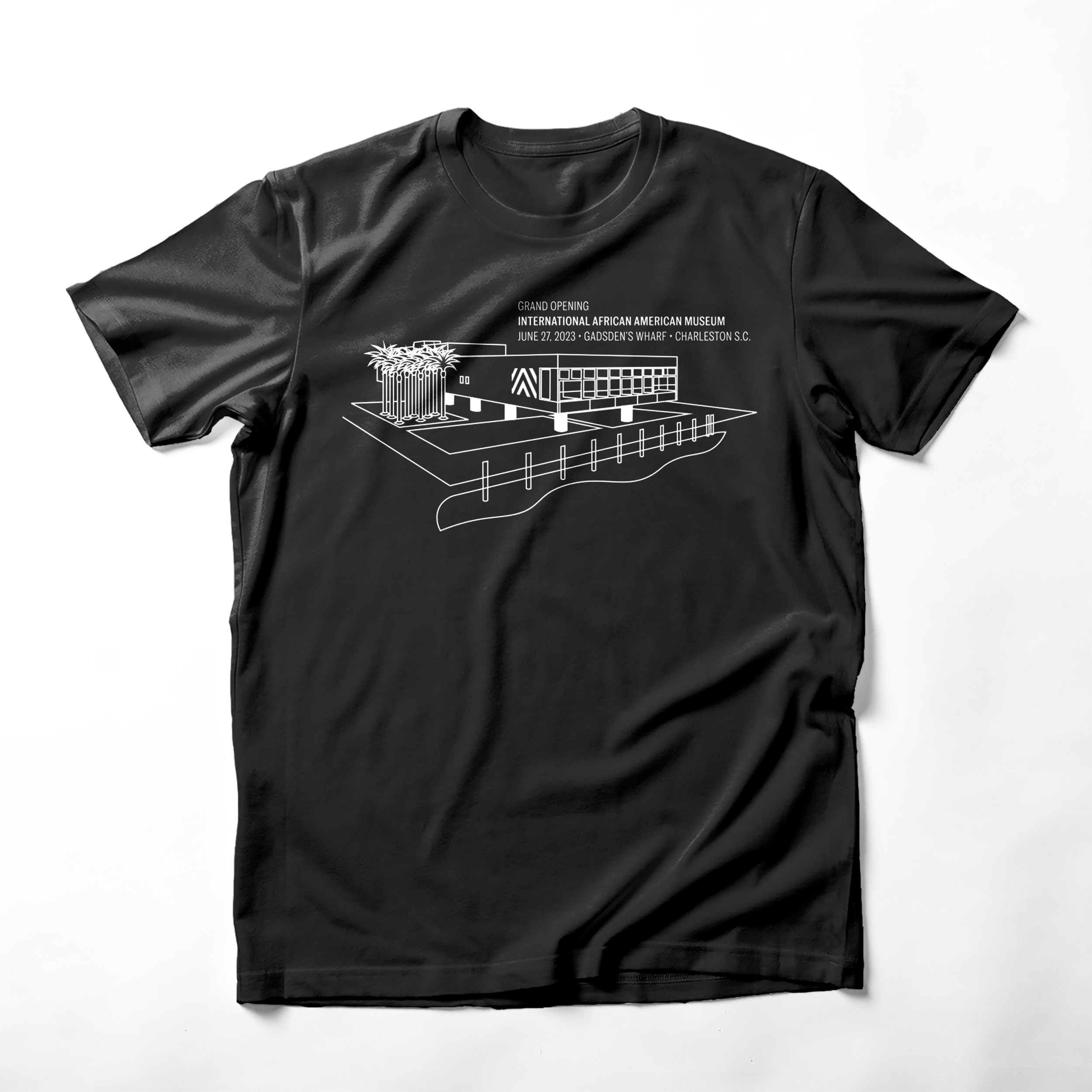 IAAM Grand Opening Tshirt bw.png