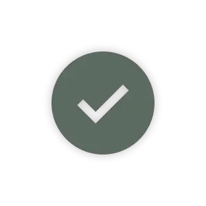 a green checkmark circle icon