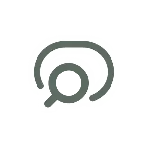 a web designer magnifying glass colored green with search box