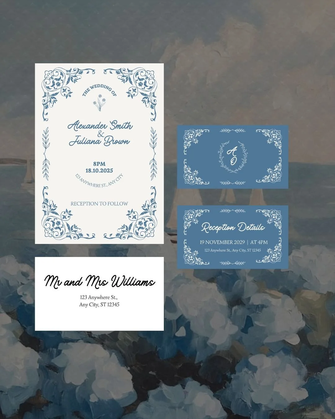 Wedding Invites (NO REHEARSAL DINNER INVITATION)